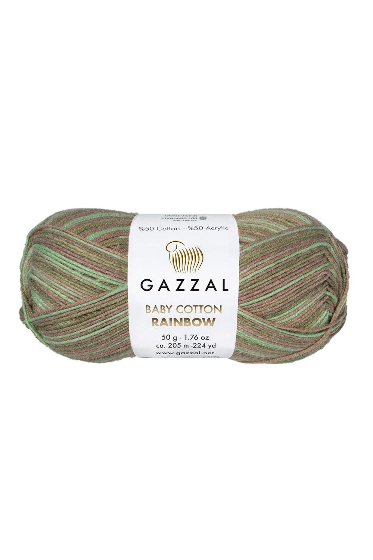 Gazzal Baby Cotton Rainbow El Örgü Ipliği