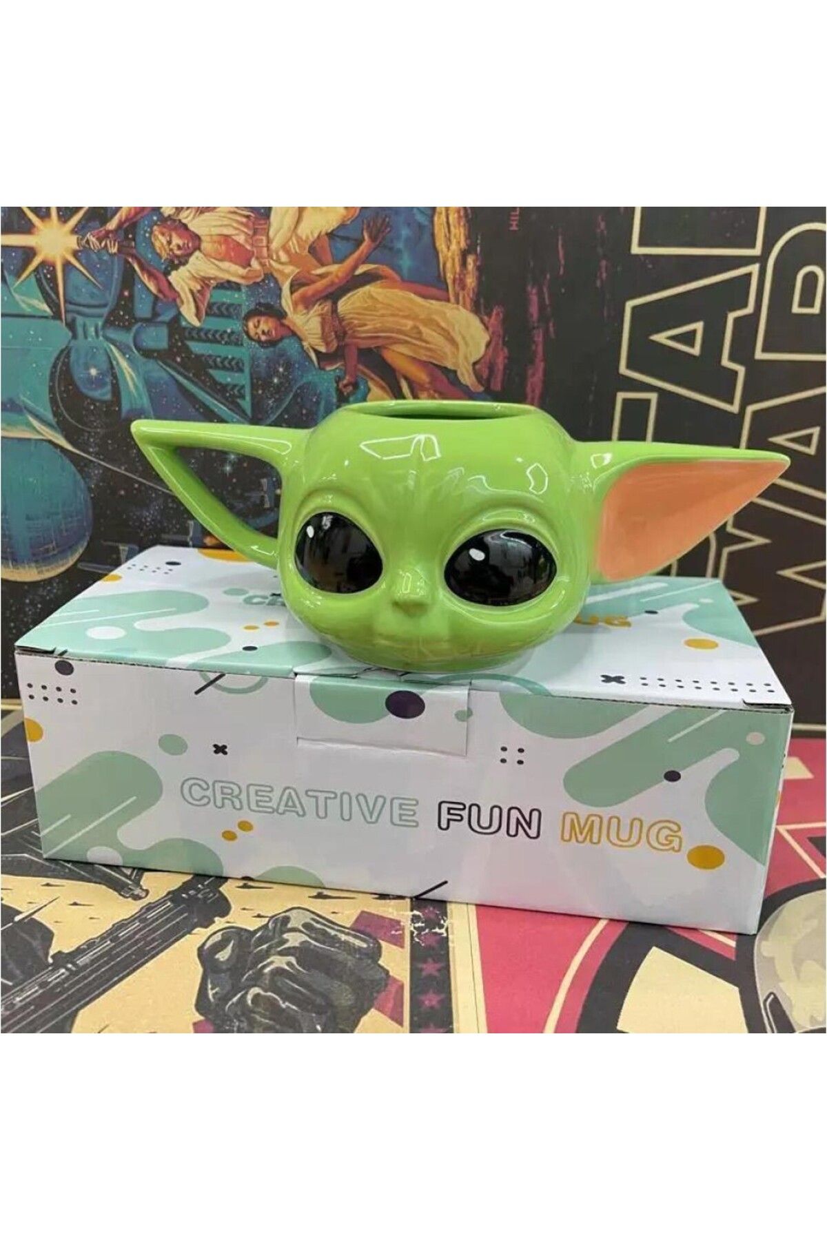 BD DİGİTAL Baby Yoda Kupa Bardak