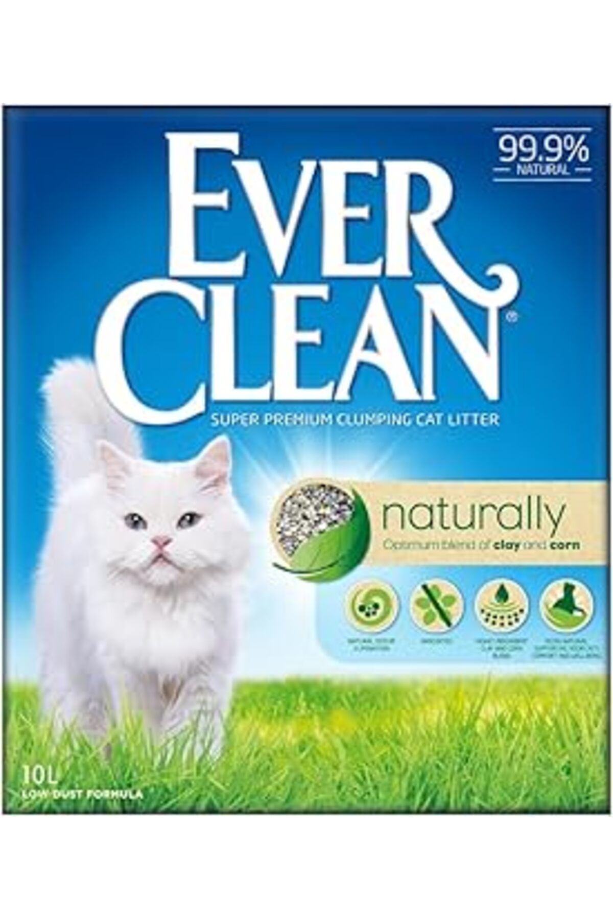 ZUHUDİ Ever Clean Naturally Kedi Kumu 10 L