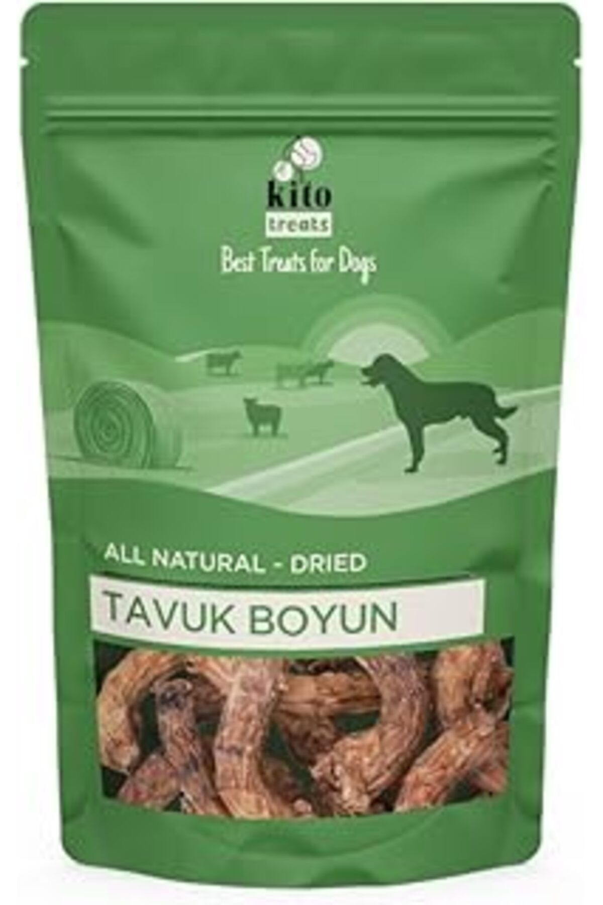 ZUHUDİ Kito Tavuk Boyun Çiğnemelik Köpek Ödül Sı%100 Doğal, Glutensiz, Organik 100 Gr (Dog Treat)