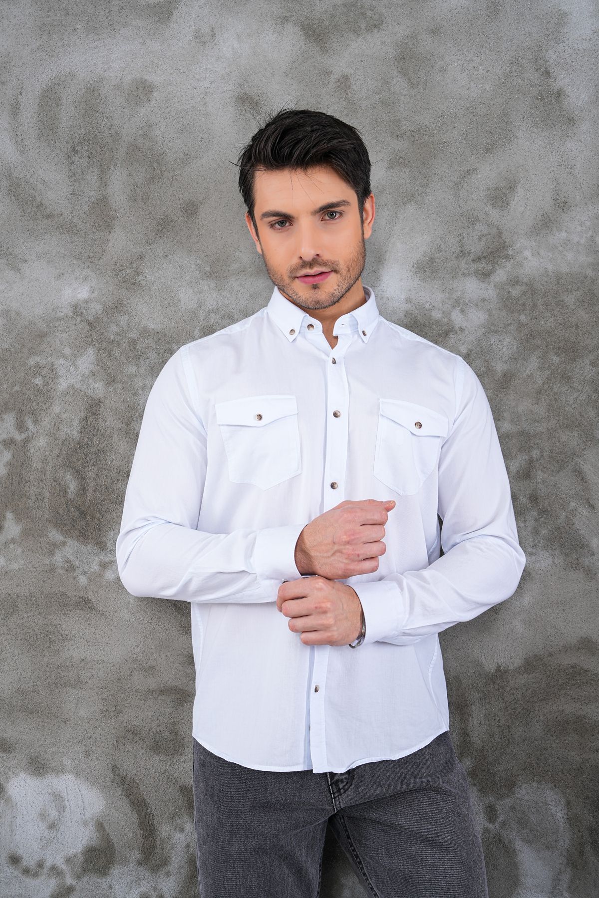 youknitwear you-Como Spain Stayle Cotton Shirt 4