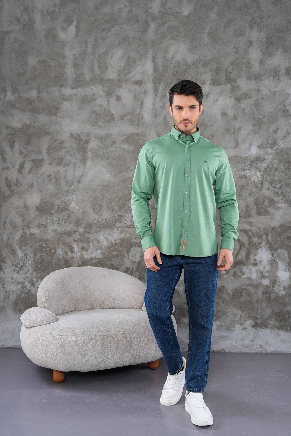 youknitwear you Riera Spain Stayle Cotton Shirt