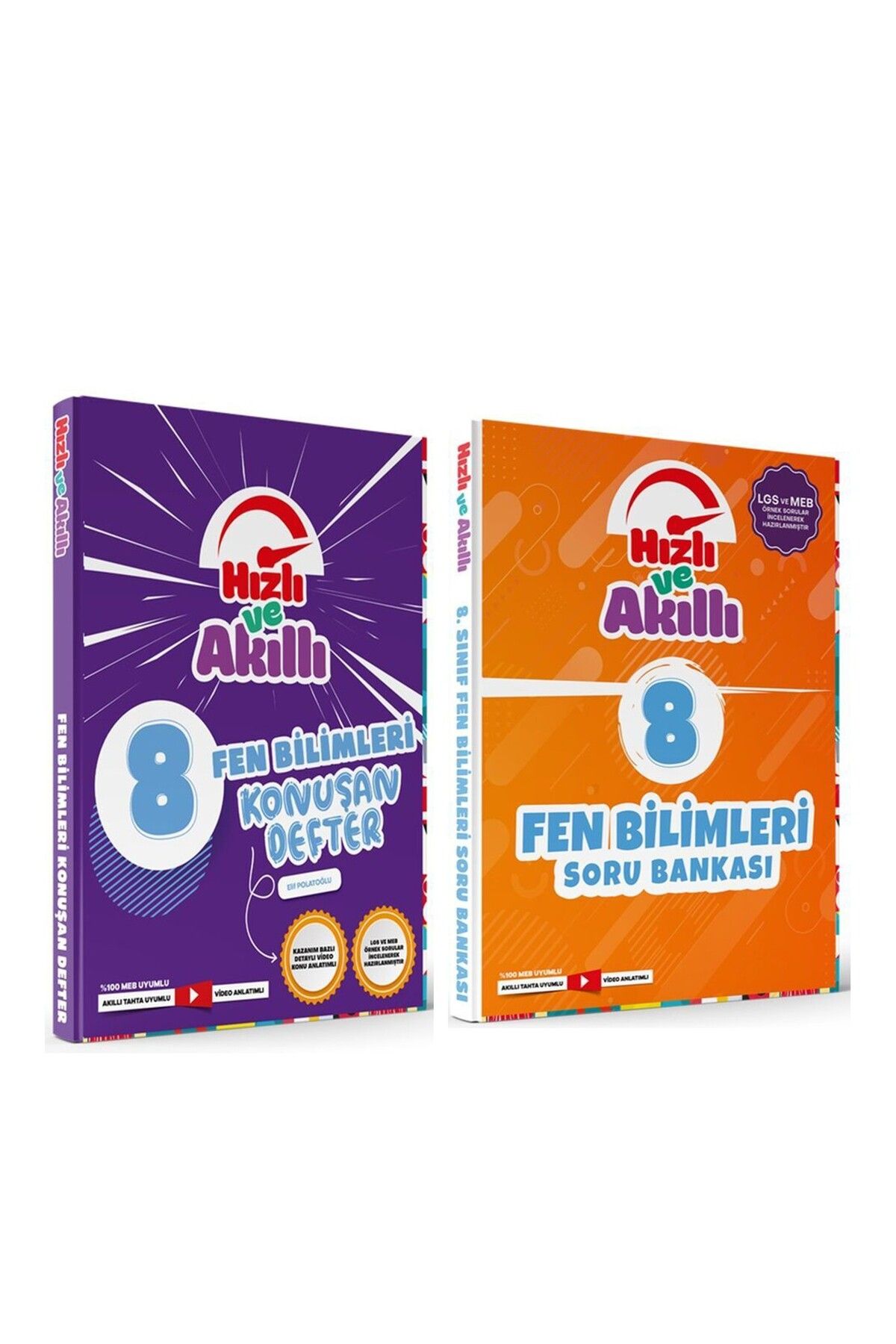 Ankara Kitap Merkezi Tammat 8.Sınıf Fen Bilimleri Hızlı ve Akıllı Defter ile Soru Bankası Seti 2 Kitap