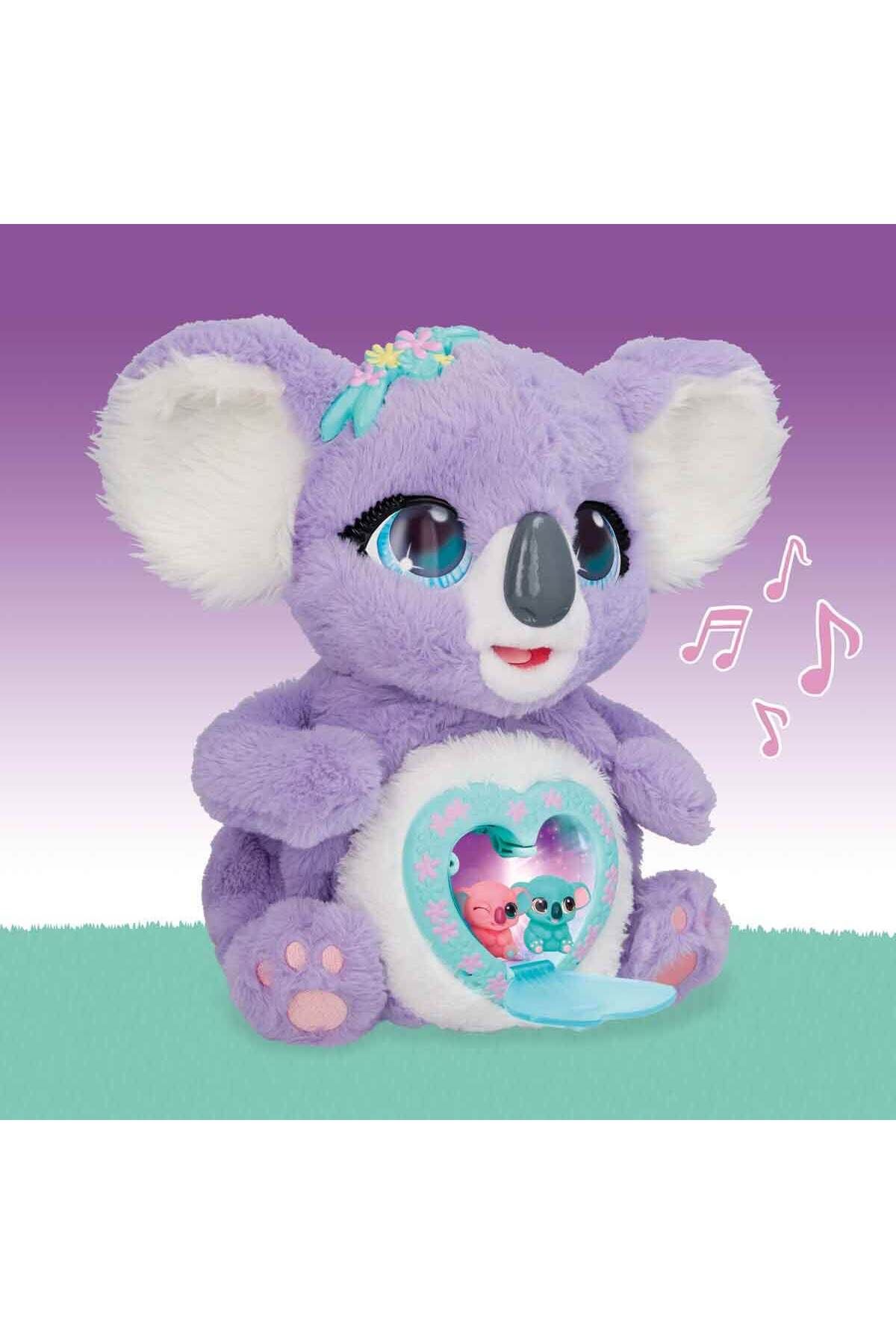 Fillikutum Sesli ve Işıklı İnteraktif Peluş Anne Koala Peluş 32 Cm