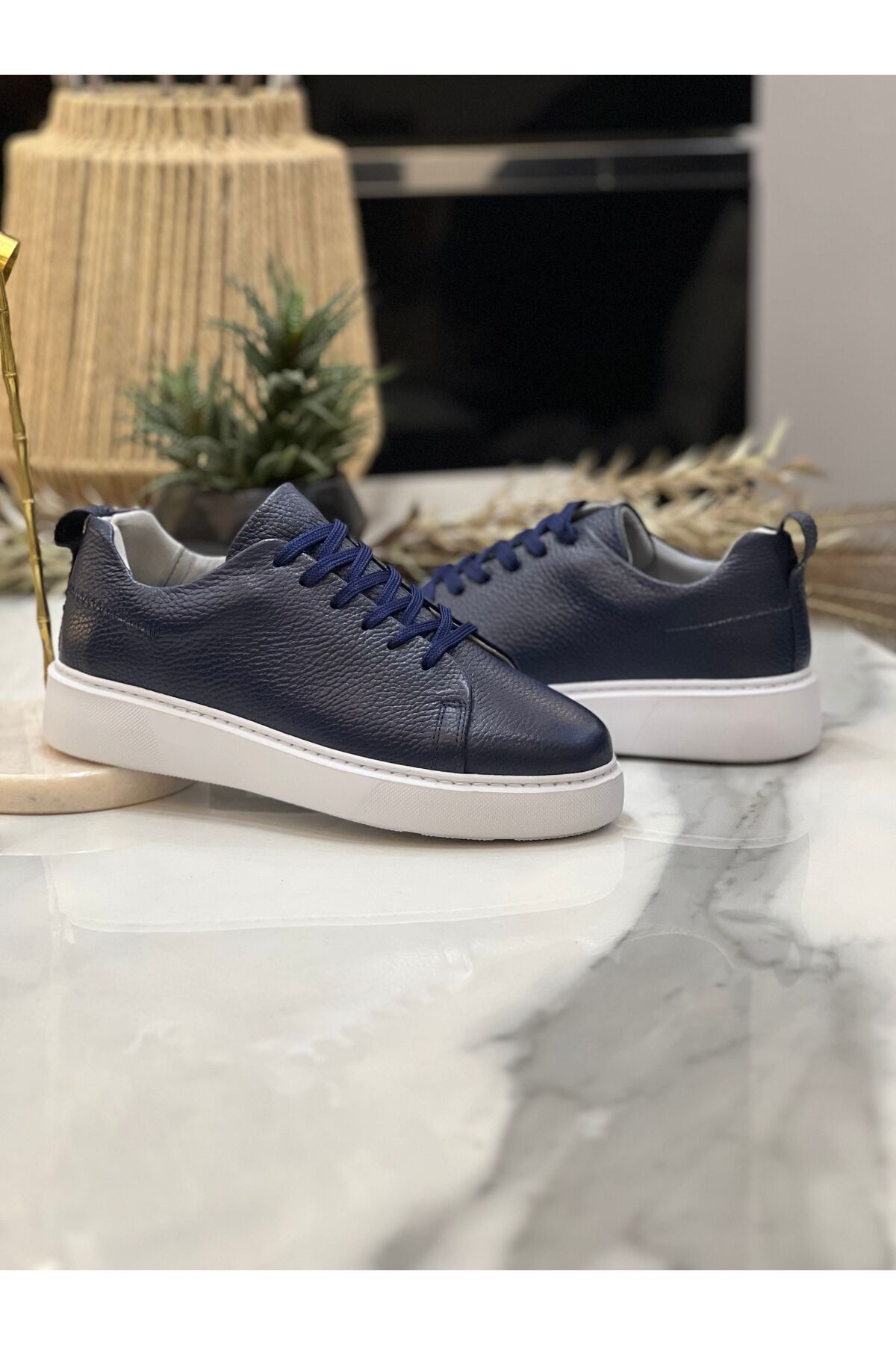 Martini Shoes Easy Hakiki Deri Erkek Sneaker Ayakkabı, Garantili Sneaker, Günlük Ayakkabı, Spor Ayakkabı