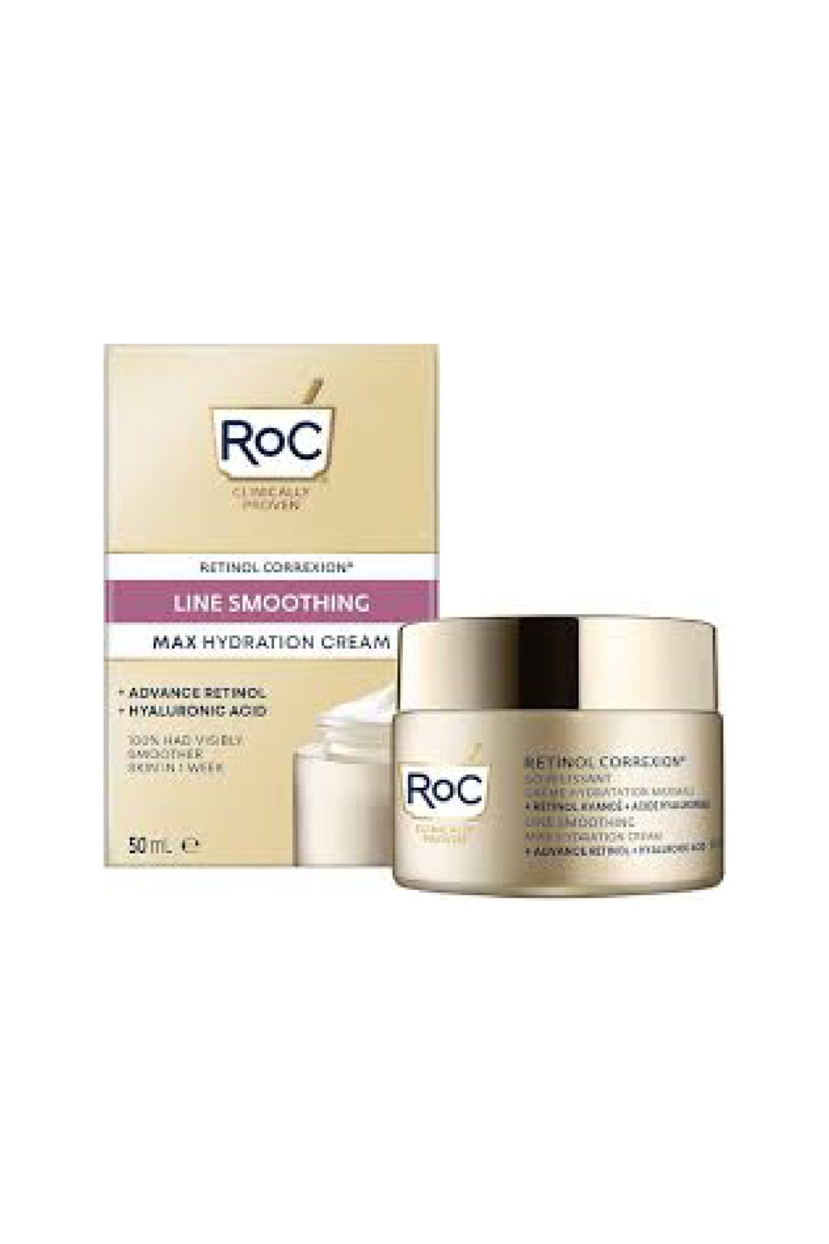 Roc Retinol Kırışıklık Karşıtı Maksimum Nemlendirici Krem 50 ml