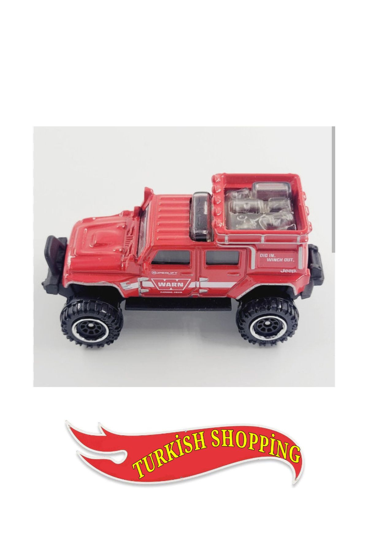 HOT WHEELS Matchbox 1:64 Ölçek Jeep Wrangler Superlift