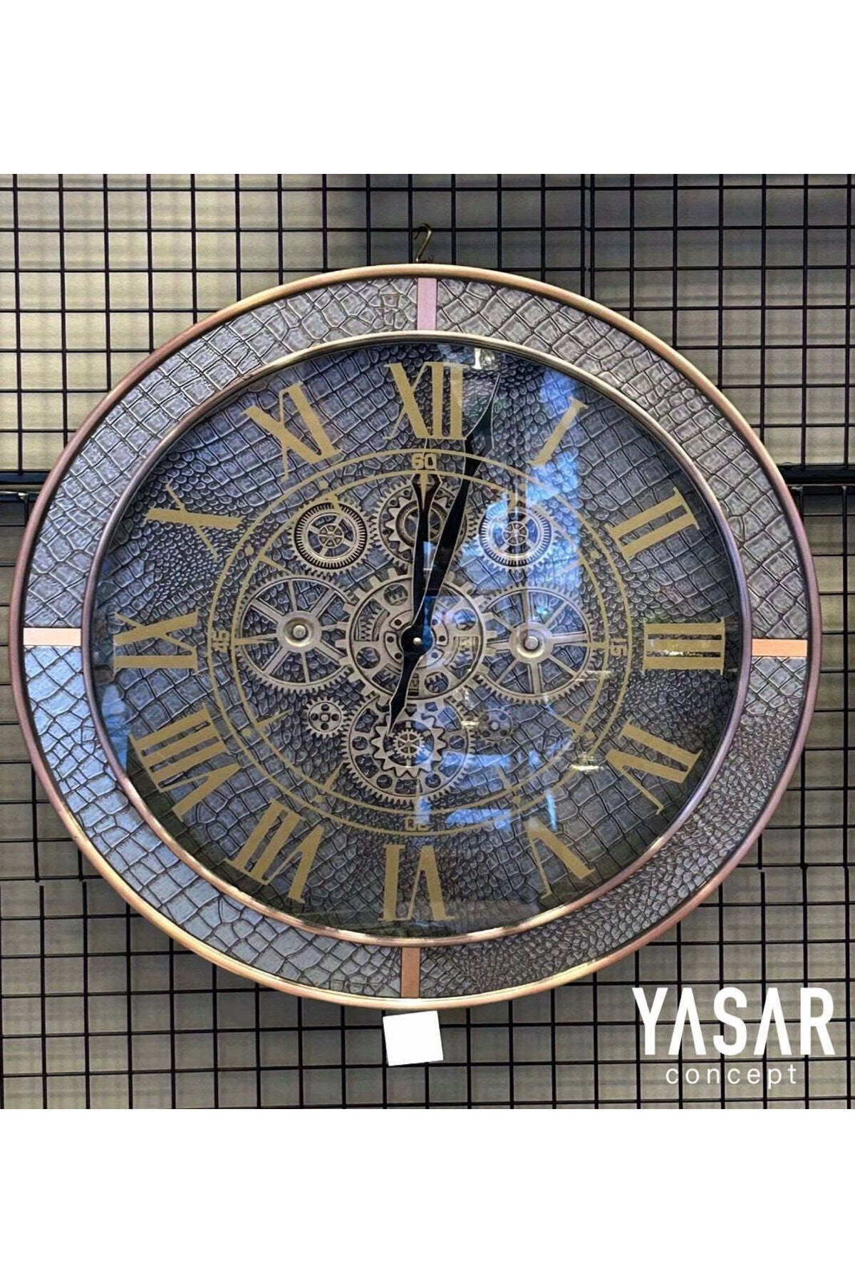 Ornamenti Design Velora Metal Çarklı Duvar Saati