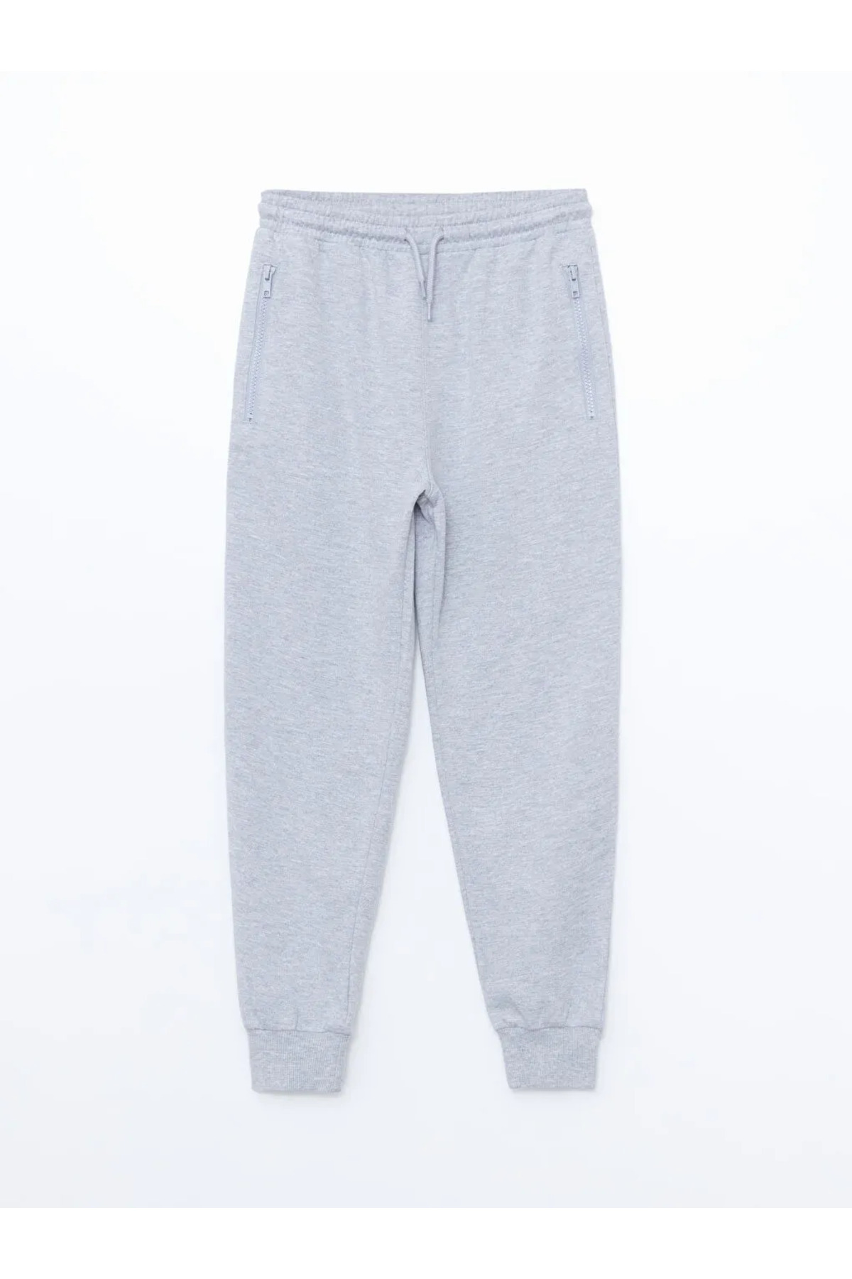LC Waikiki-Lcw Kids Gray Boys Jogger Sweatpants with Elastic Waist 4
