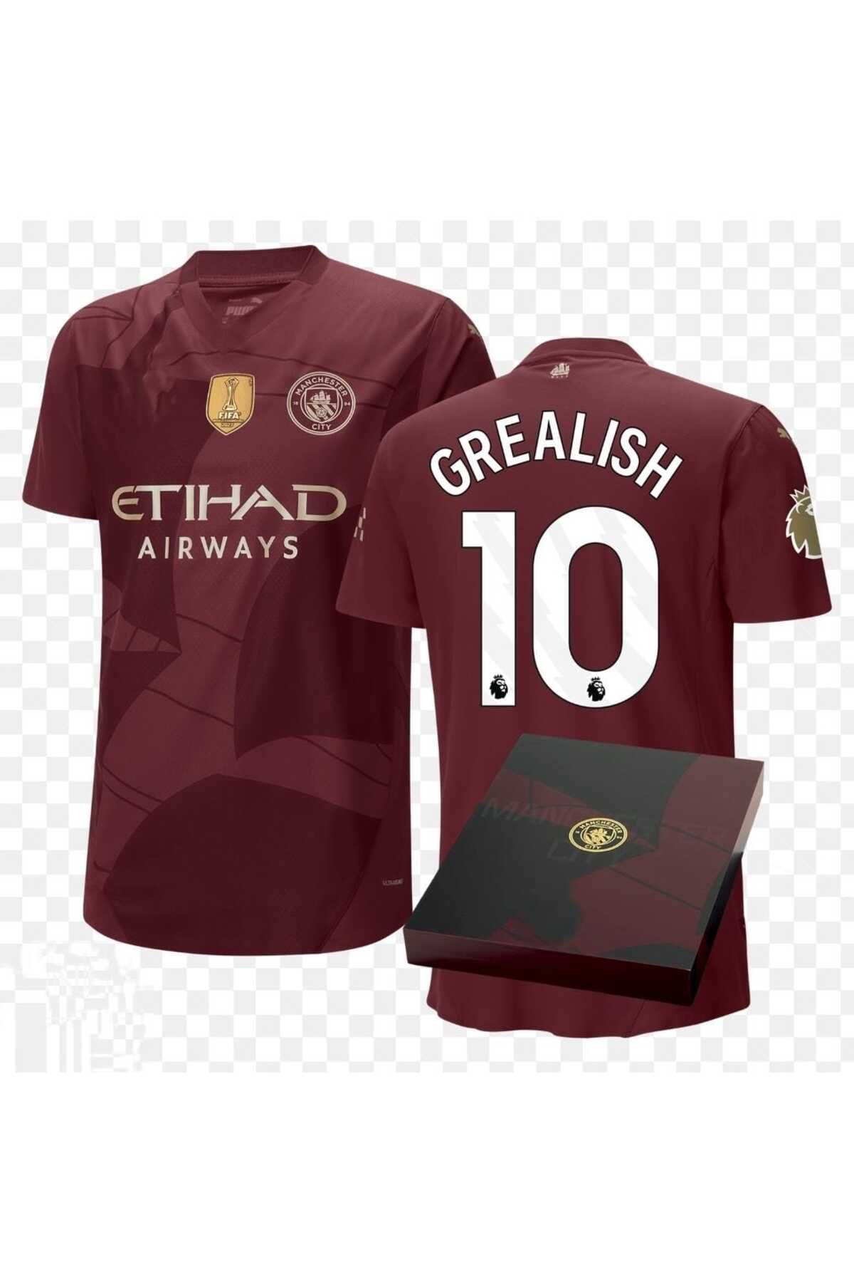 BREATHLESS Jack Grealish 2024/25 Yeni Sezon Alternatif Forması (BORDO)