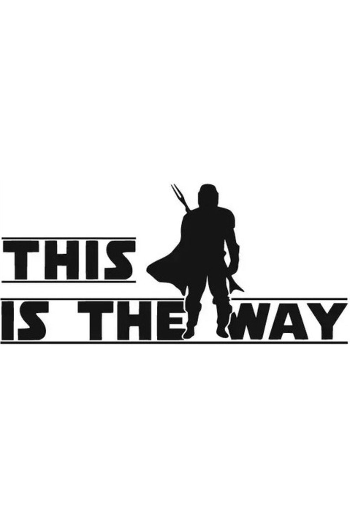 Findit Star Wars This Is The Way Sticker 50 x 25 cm