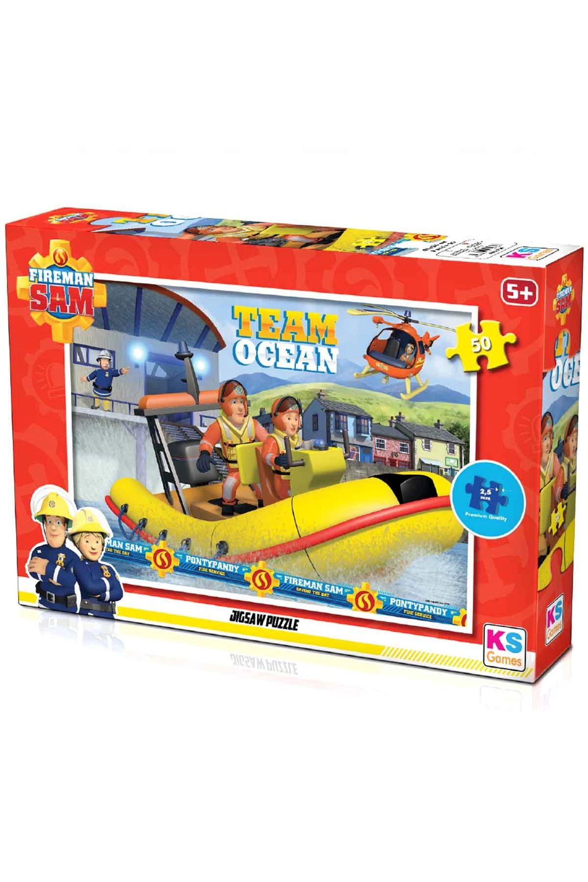 SLNN Ks Fireman Sam 50 Parça Puzzle