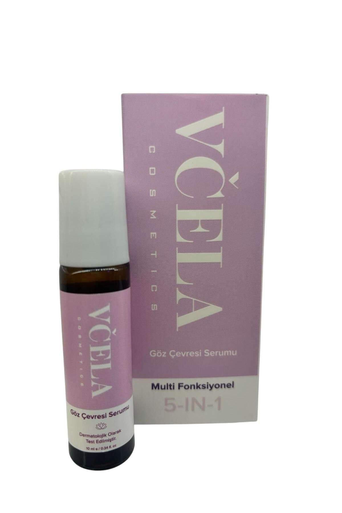 VCELA MULTI FONKSİYONEL GÖZ ÇEVRESİ SERUM 5-IN-1 KONSANTRE VEGAN DOĞAL İÇERİKLİ ROLL-ON