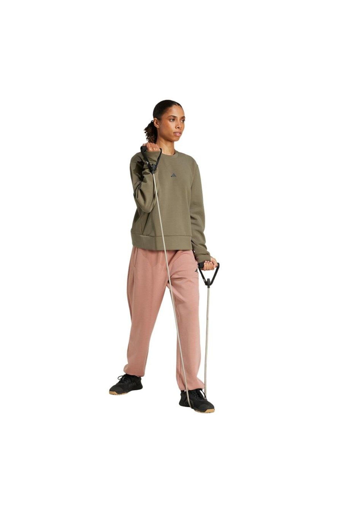 adidas-D4T Knitted Women's Sweatpants - Jn7176 5