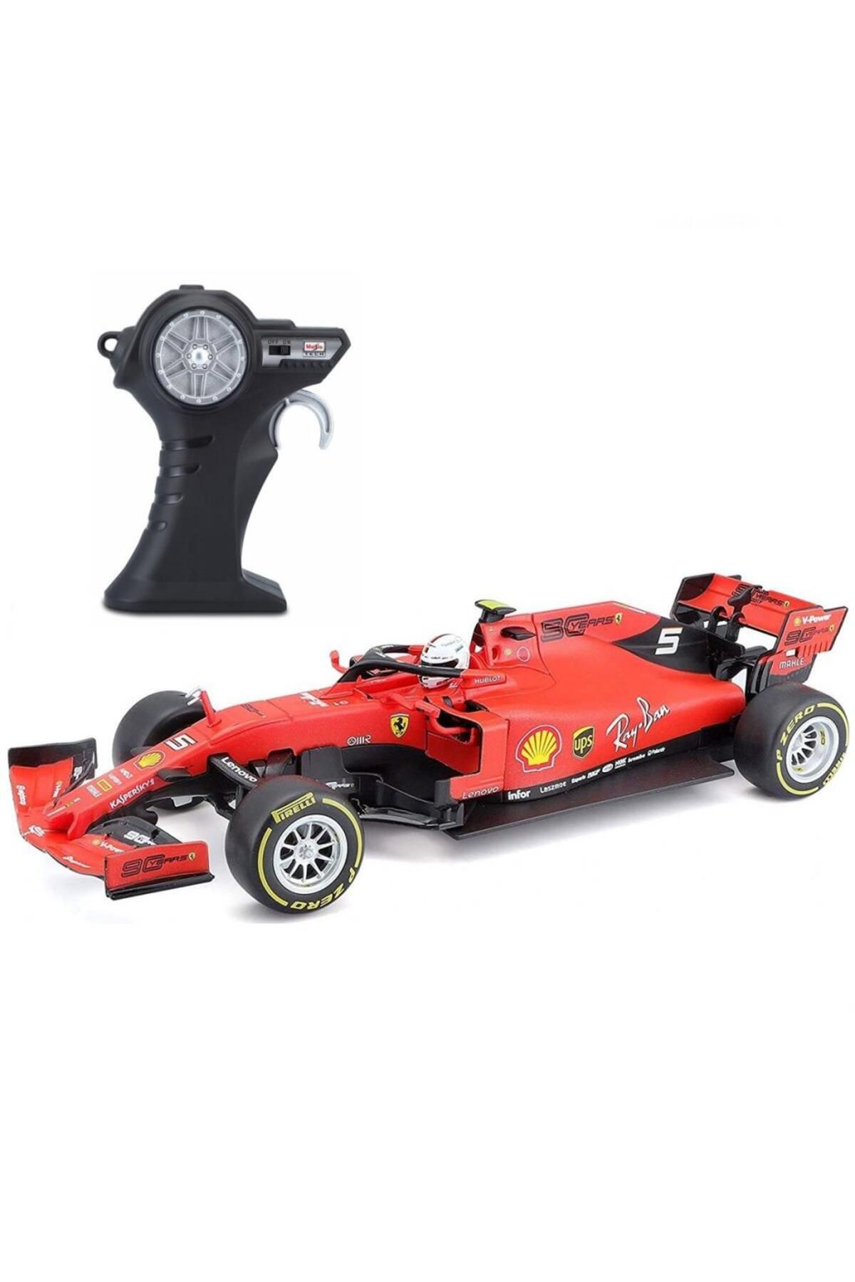 gcaksesuar Nessiworld 1:24 Premium Kumandalı 2019 F1 Ferrari Sf90 Sebastian Vettel