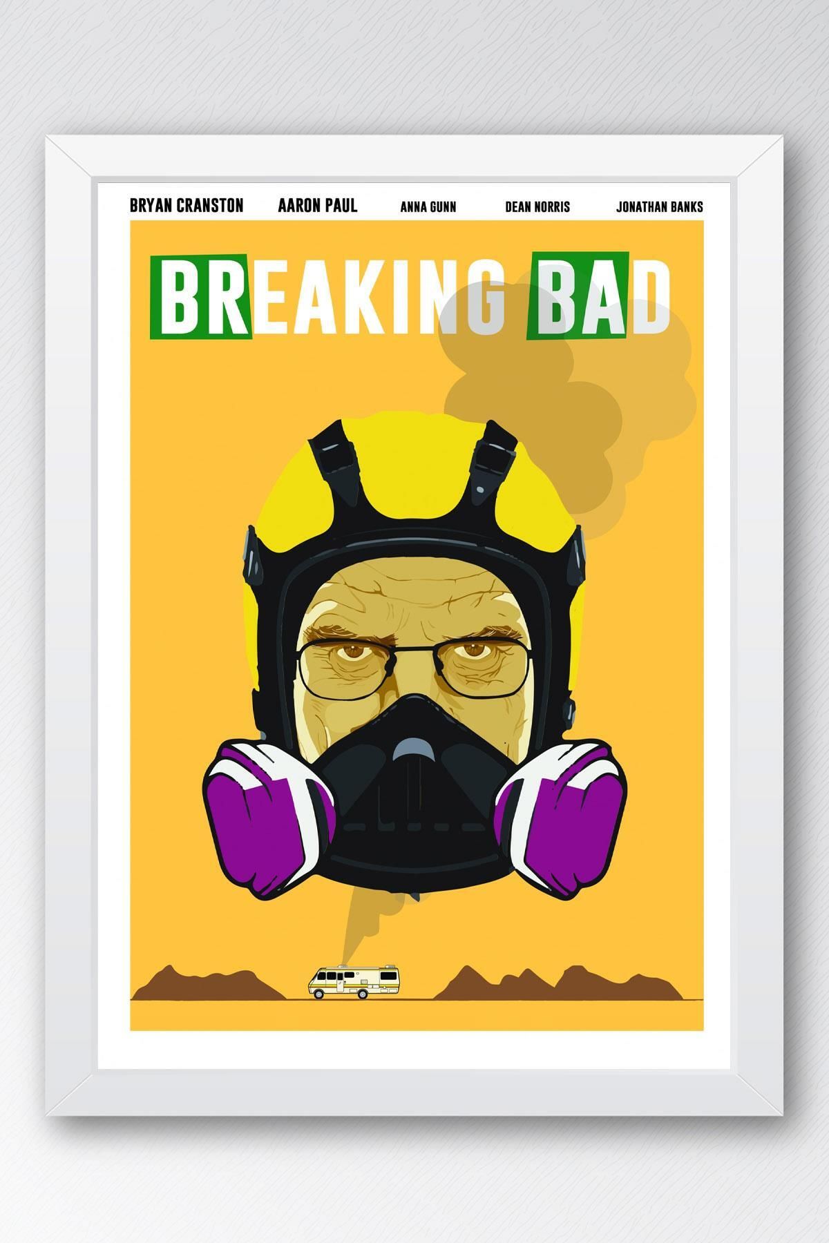 Saturn Breaking Bad Çerçeveli Tablo - Dizi Afişi Poster Tablo