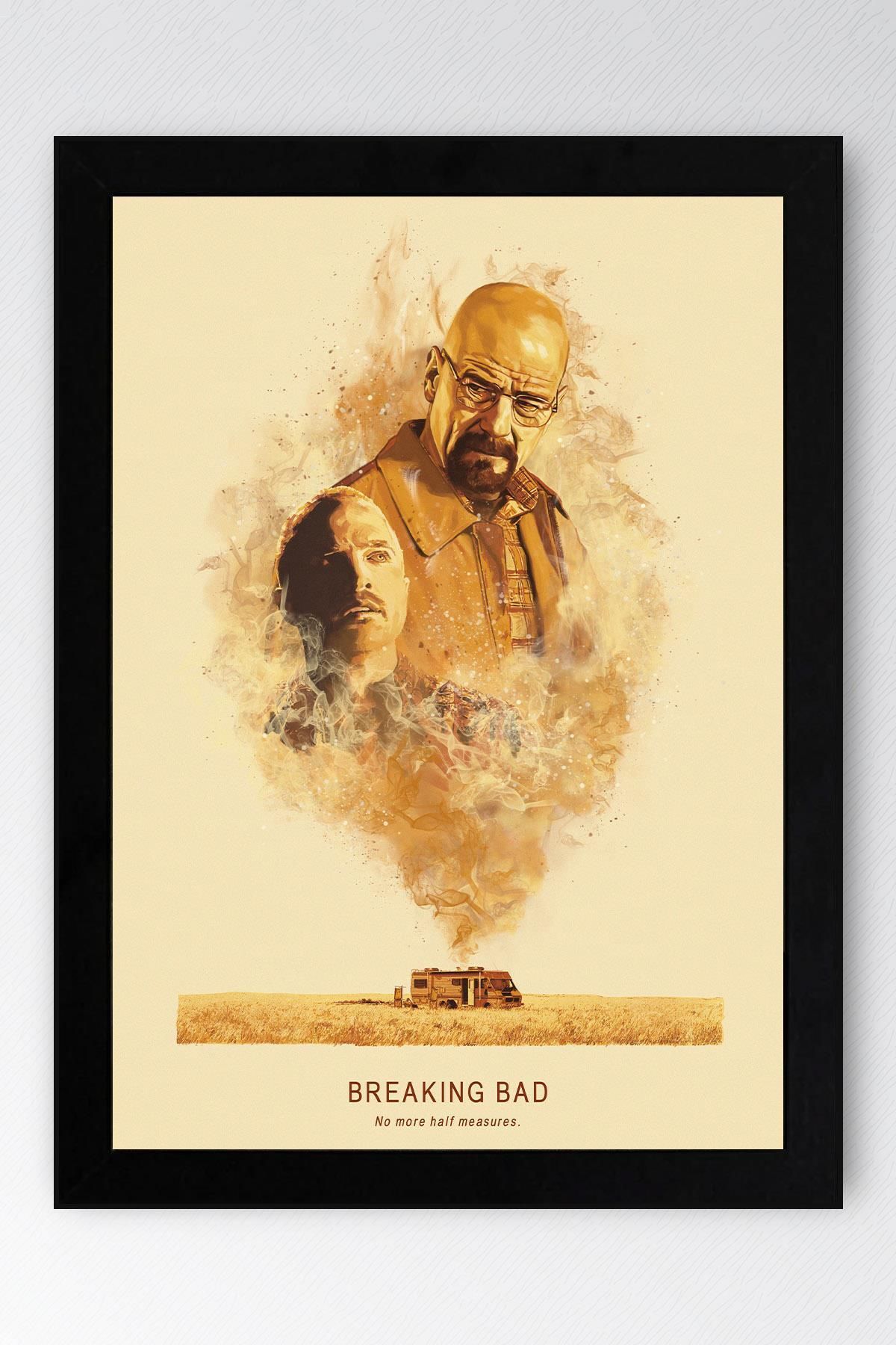 Saturn Breaking Bad Çerçeveli Tablo - Dizi Afişi Poster Tablo