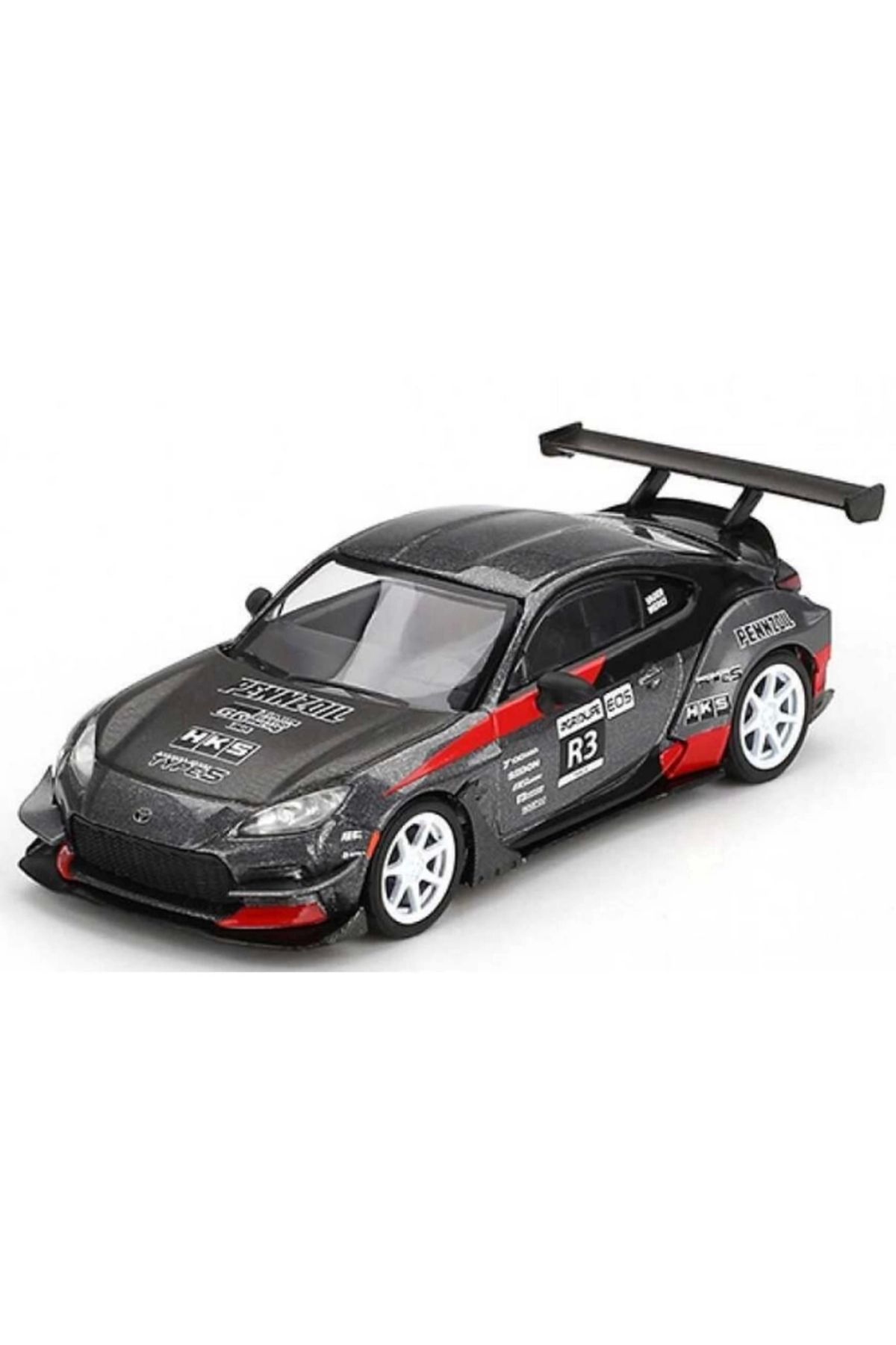 TWOX Çocuk Mini GT 1/64 Toyota GR86 Larry Chen's HKS Turbocharged GR86 Blister Paket