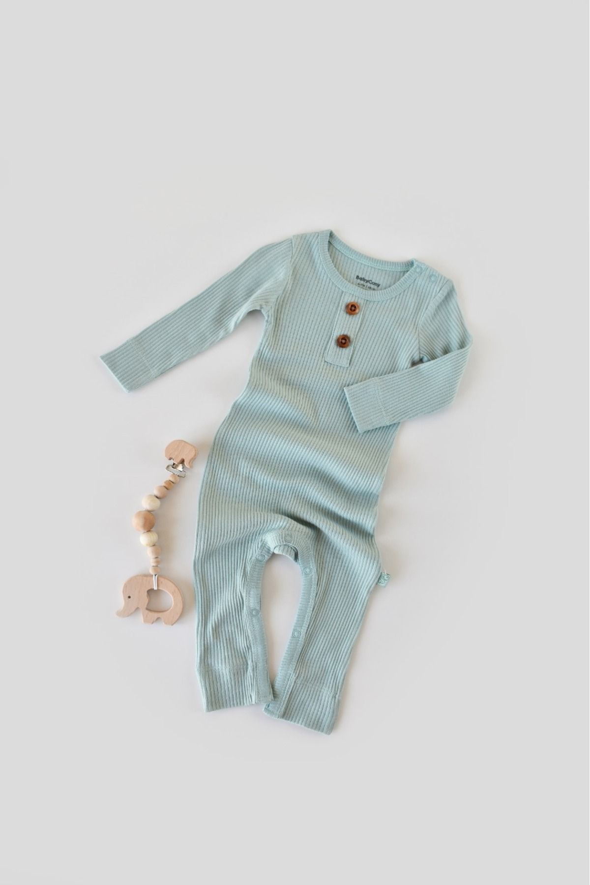 BabyCosy Organic Wear Uzun Kollu Tulum