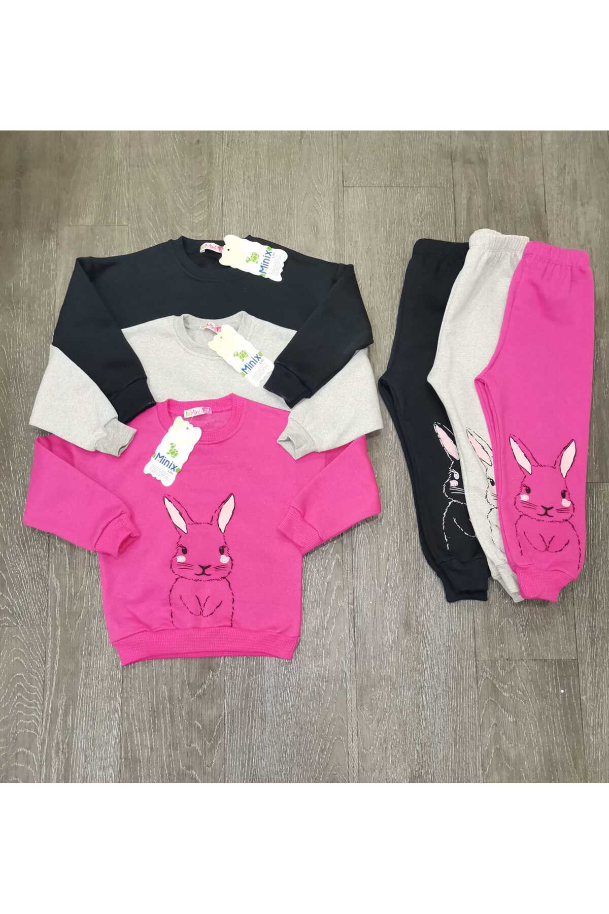 Girls Fleece tracksuit three piece series