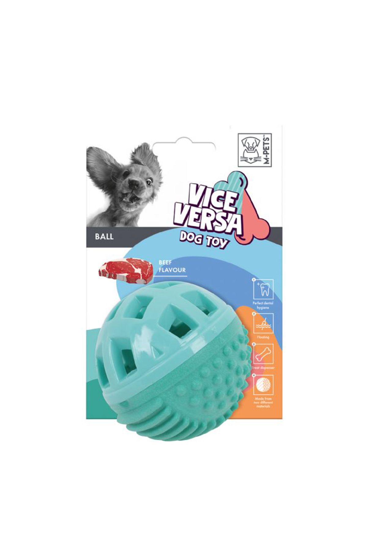 MPET Vice Versa Ball Et Aromalı Köpek Oyuncağı 10645399