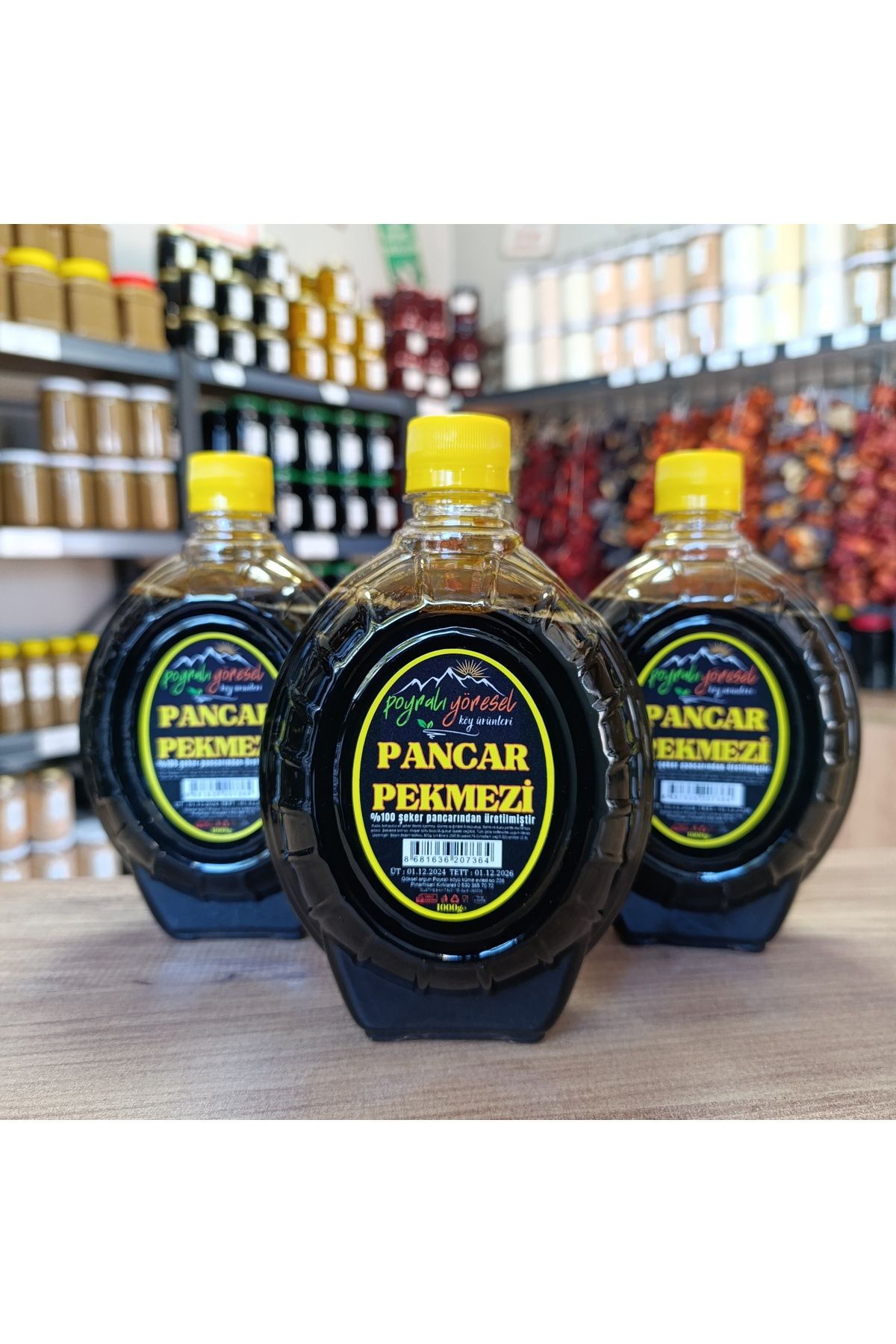 poyralı pancar pekmezi 1 kg x 3 adet