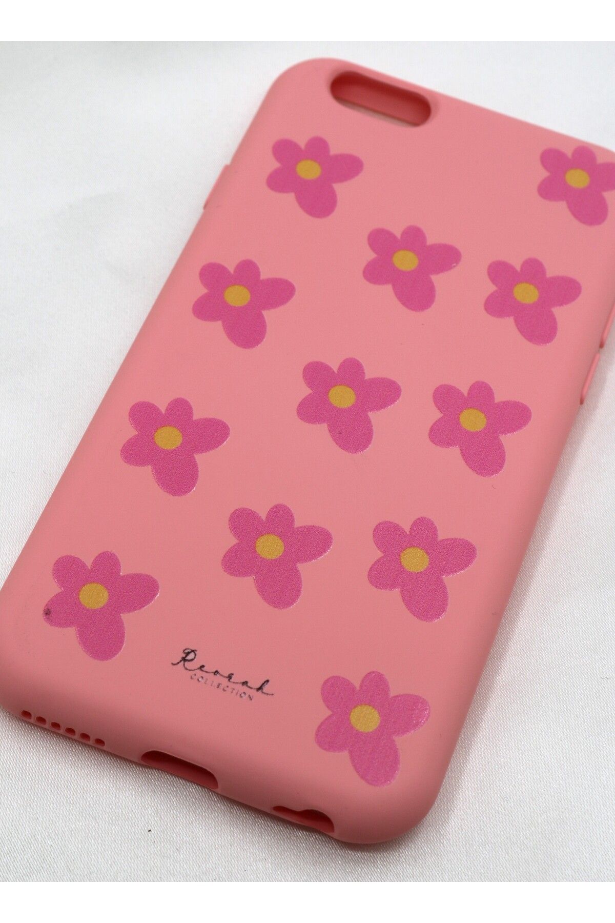 Reorah Collection Pink Heaven Telefon Kılıfı-Pembe Papatyalı Telefon Kılıfı- iPhone 6 / 6S