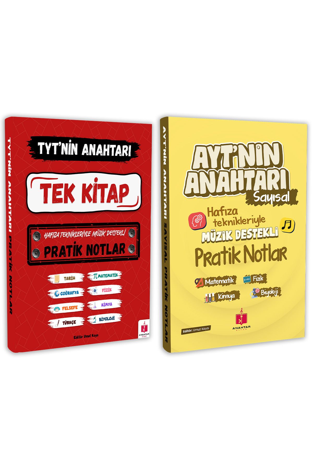 Anahtar Kitap 2025 Tyt'nin Anahtarı Tek Kitap Pratik Notlar Ayt'nin Anahtarı Sayısal Pratik Notlar 2'li Set