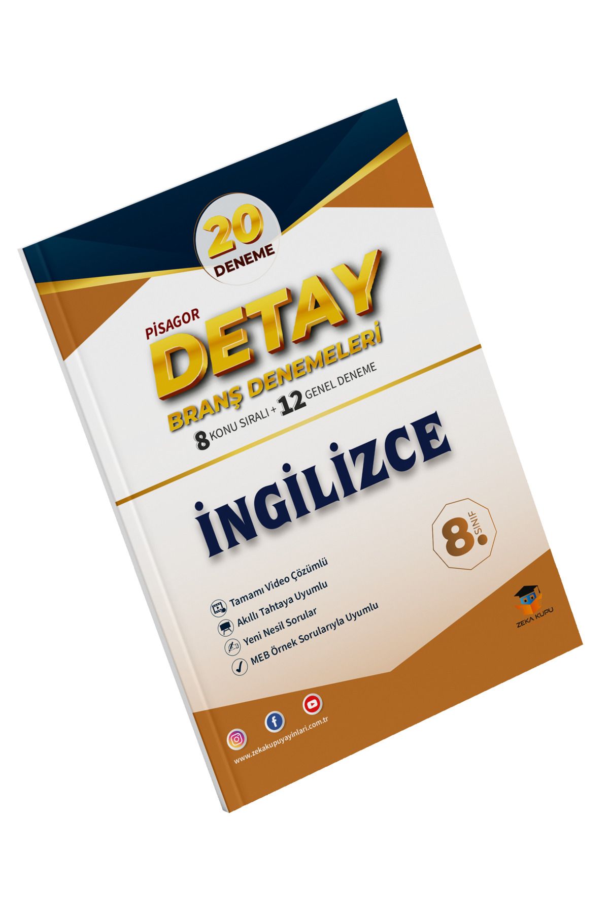 Zeka Küpü Yayınları PİSAGOR DETAY 20'Lİ İNGİLİZCE BRANŞ DENEMESİ