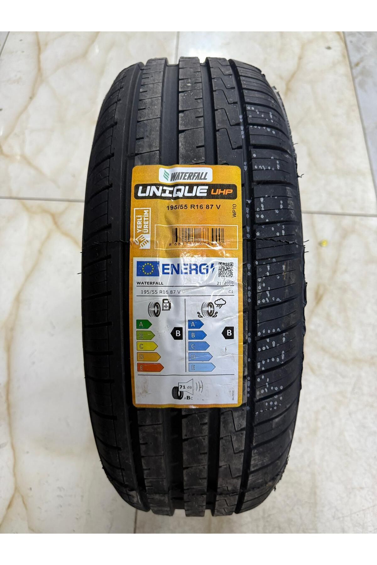 waterfall 195/55R16 87V UNİQUE WATERFALL 2025 TARİHLİ YAZ LASTİĞİ