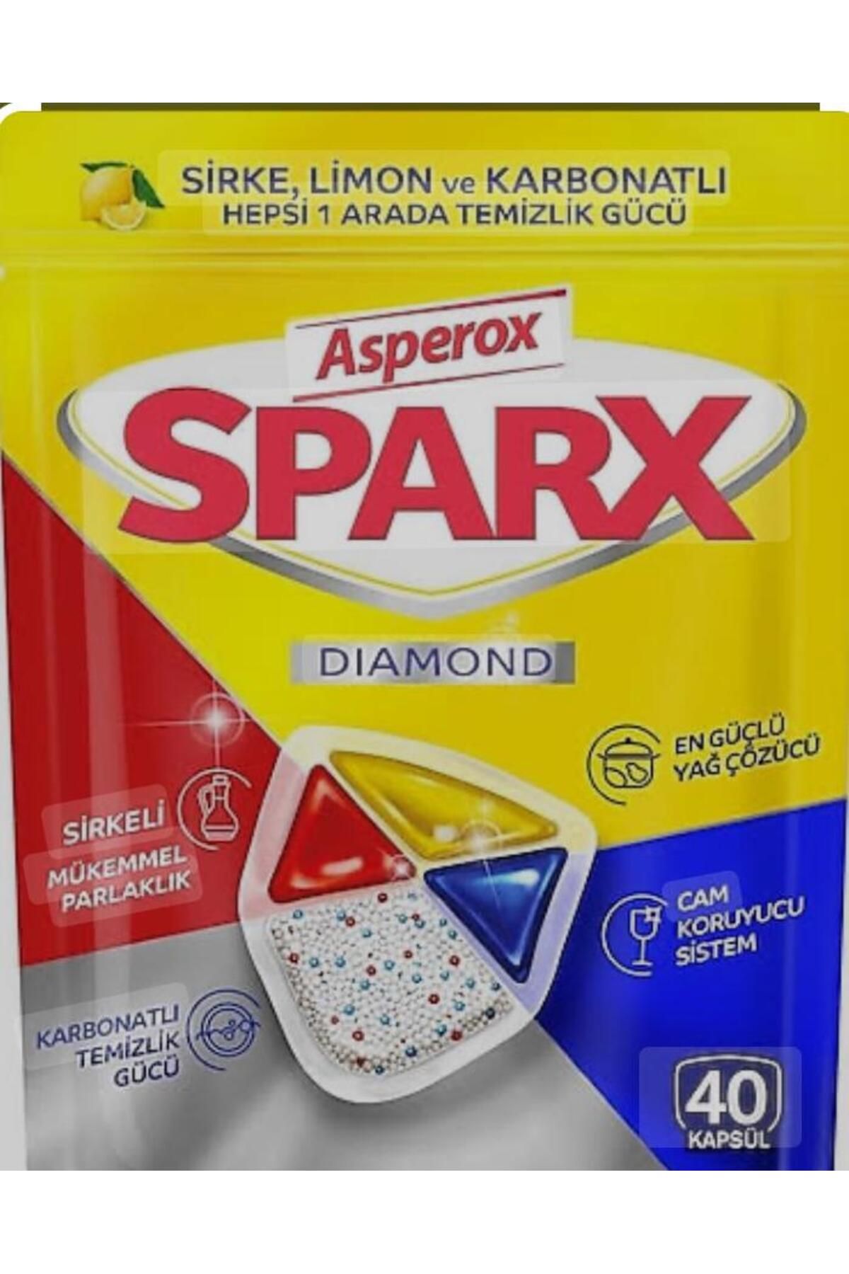 ASPEROX Sparx Bulaşık Kapsülü 40'lı