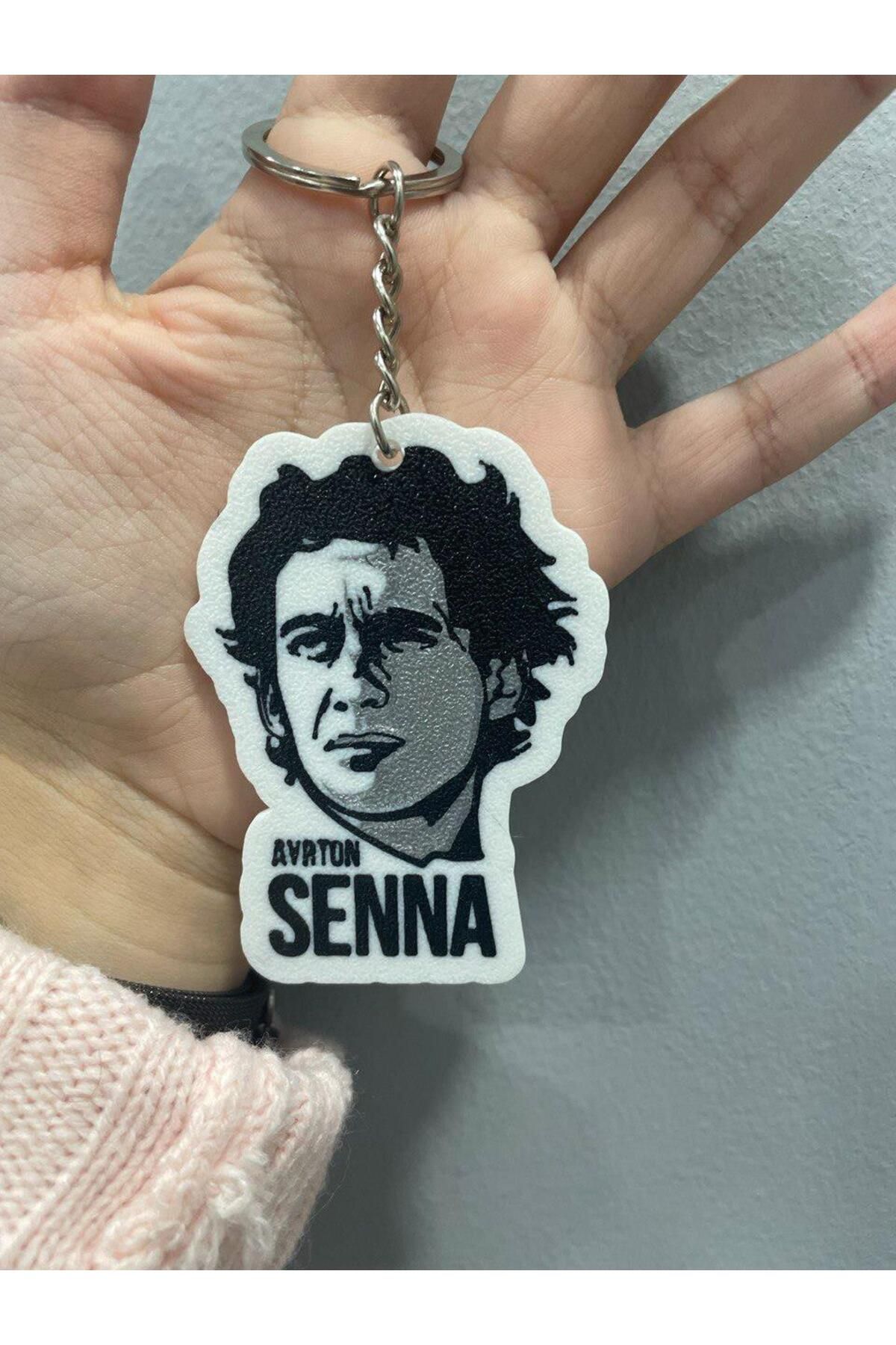 AlaSwan Ayrton Senna Sevimli Figür Karakter Anahtarlık