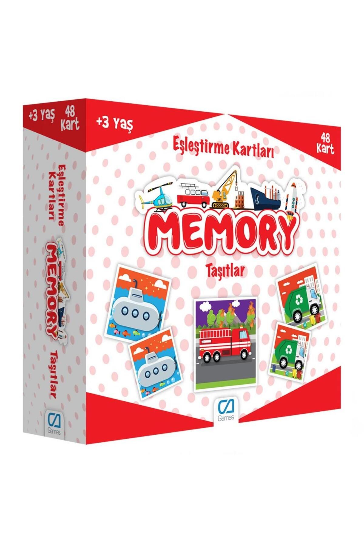 NessiWorld Memory Eşleştirme Kartları Taşıtlar