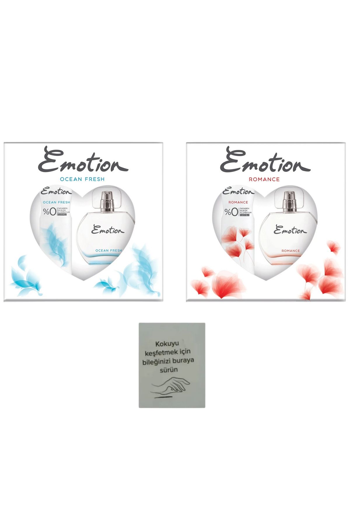 Emotion Ocean Fresh Edt Parfüm Deodorant + Romance EDT Parfüm Deodorant