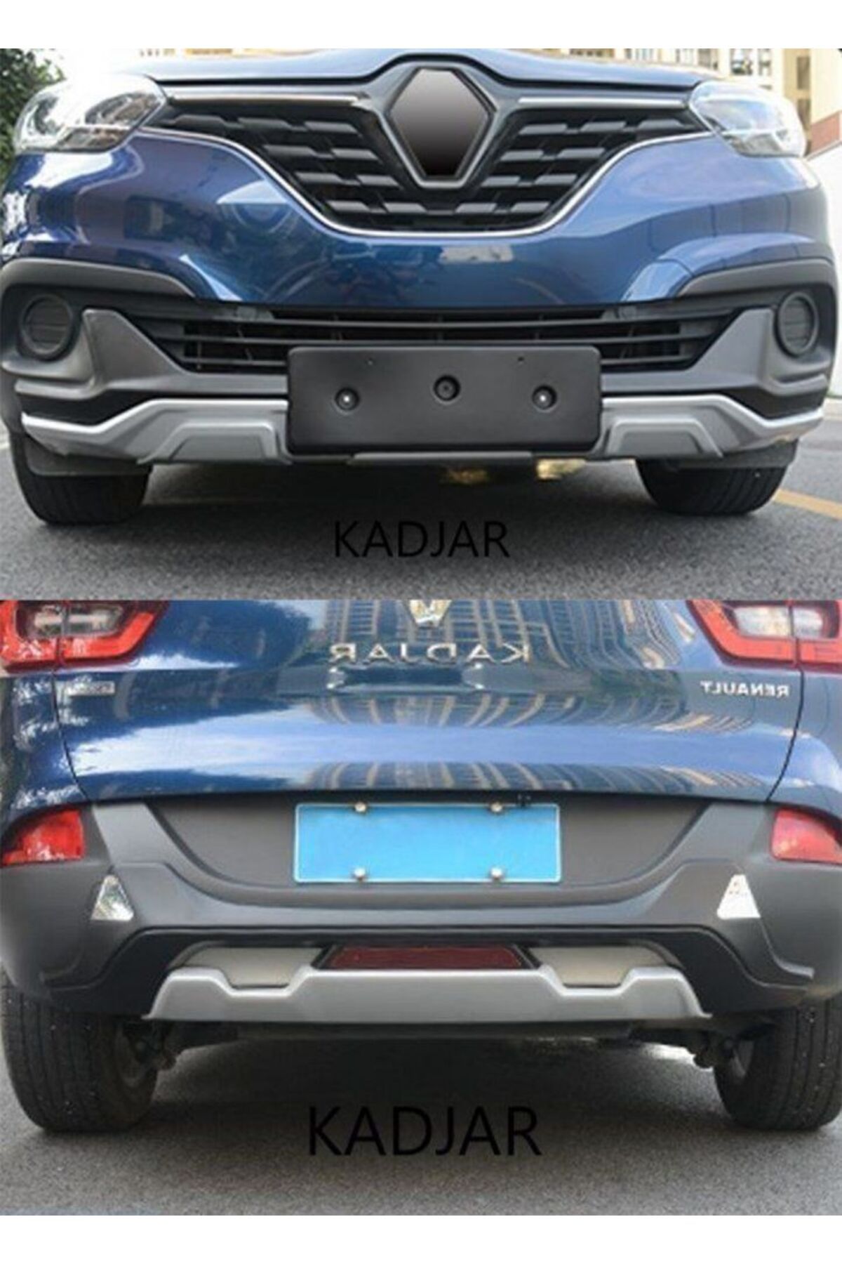 Life Tuning Renault Kadjar Uyumlu Ön Arka Tampon Koruma Difüzör 2015-2016-2017-2018