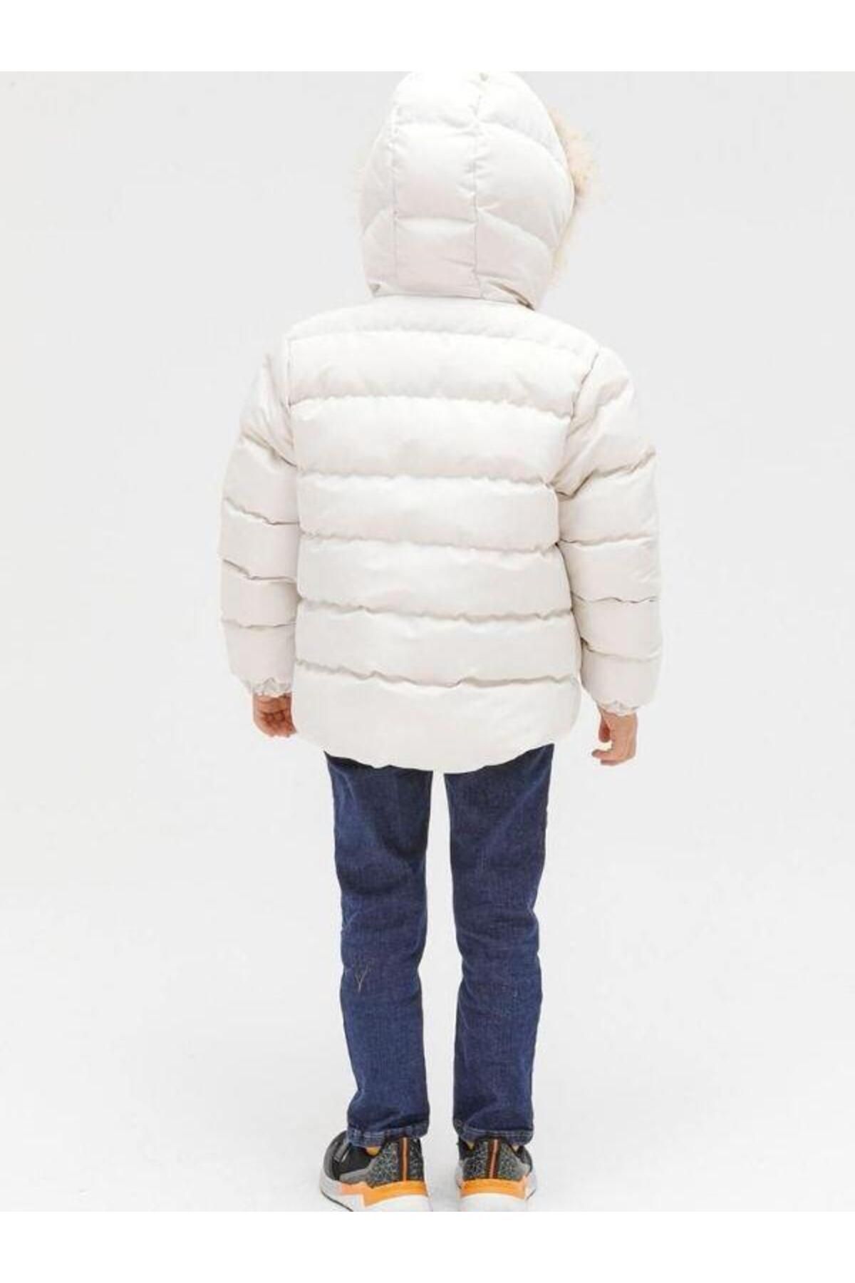 Zekids-Boy's Thick Coat with Fur Collar 5