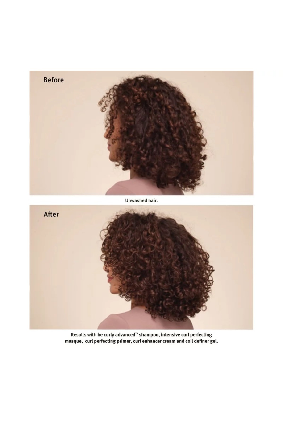 Be Curly Advanced Şampuan 250ml Saç Kremi 200ml Durulanmayan Krem 200ml Mist 200ml Maske 200ml — VAAL04 — تصویر 6 از 6
