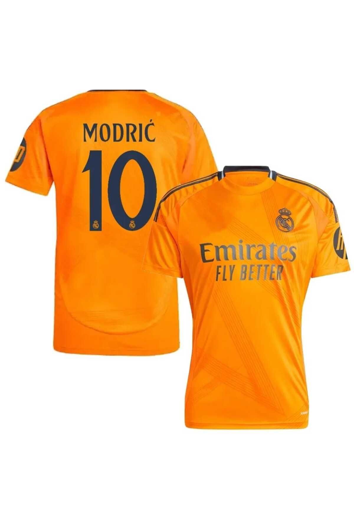 BREATHLESS R.e.a.l M.a.d.r.i.d 2024-25 Sezonu Luka Modric Deplasman Forması (Orange)