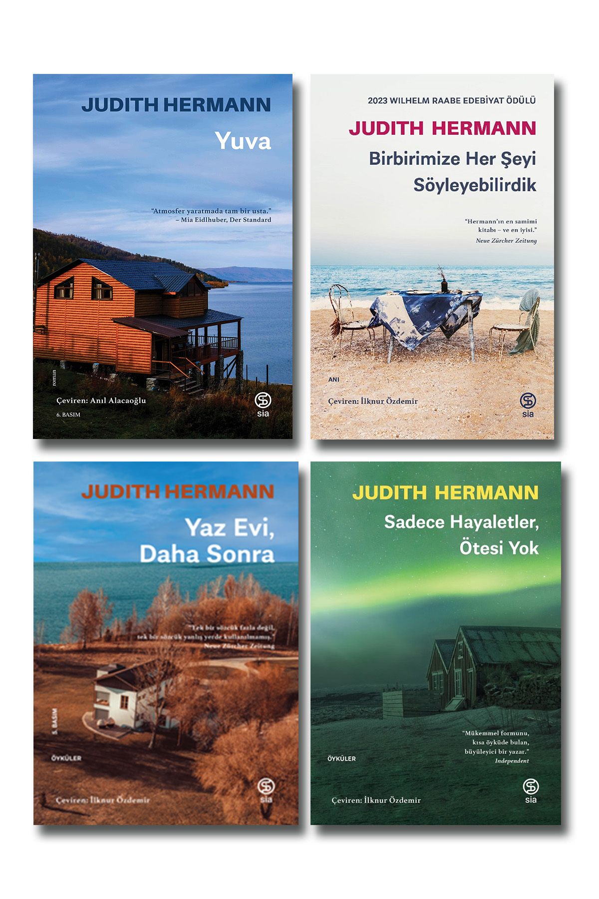 Sia Kitap Judith Hermann 4 Kitaplık Özel Set (696 Sayfa)