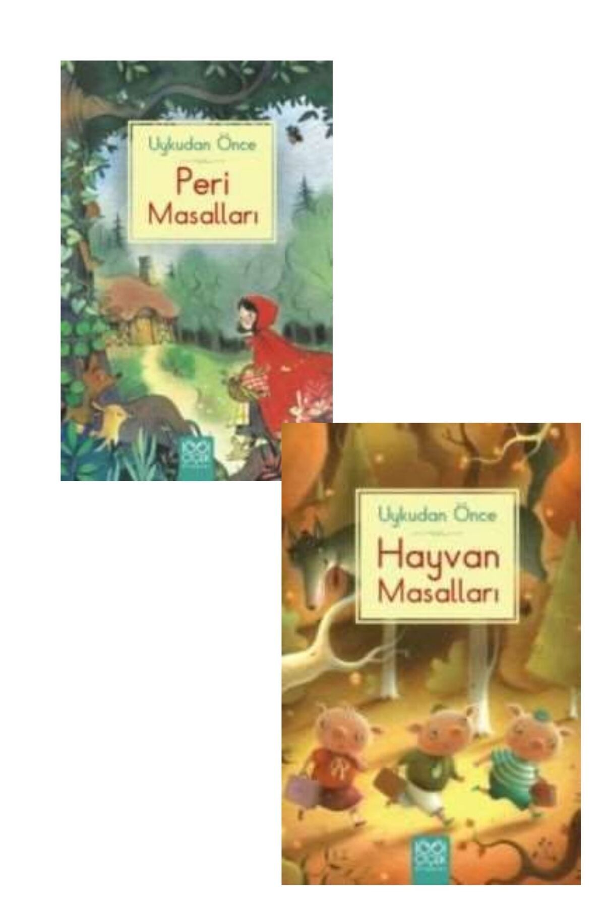 1001 Çiçek Kitaplar Uykudan Önce - Peri Masalları /hayvan masalları 2 kitap set