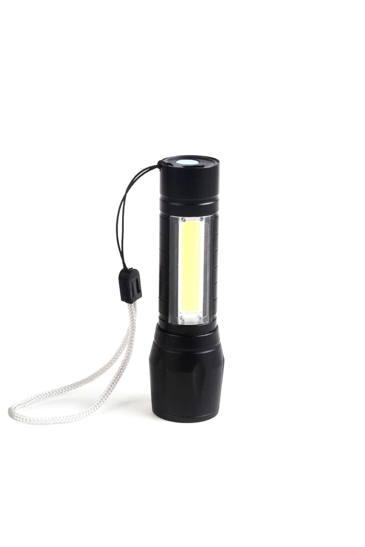 ShopZum Mini Çok Güçlü Şarjlı El Feneri (Xpe-Cob Led ) Wt-030