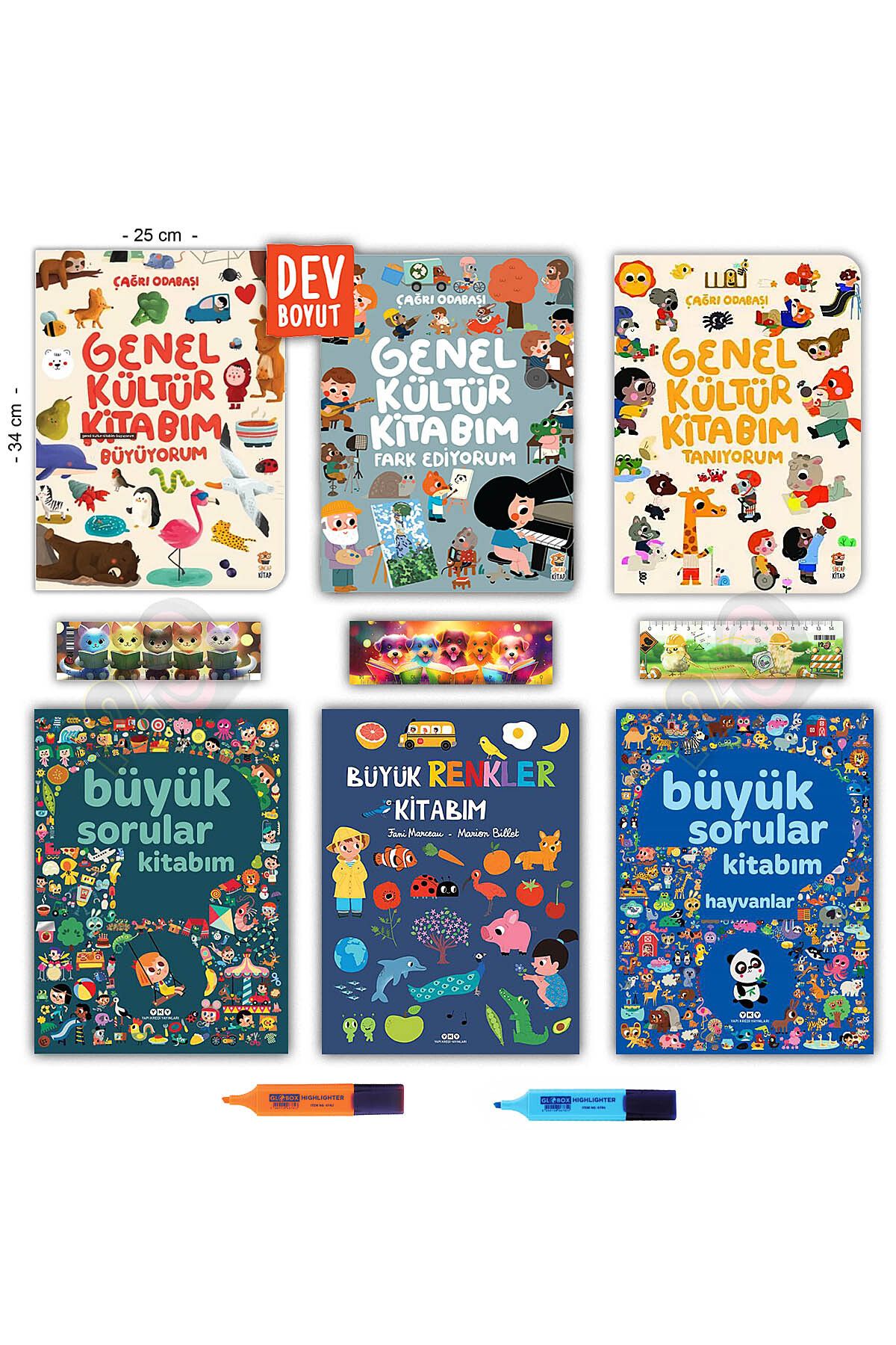 Sincap Kitap Genel Kültür Kitabım - Fark Ediyorum Büyüyorum Tanıyorum Büyük Sorular Hayvanlar Renkler (0-12 Ay)