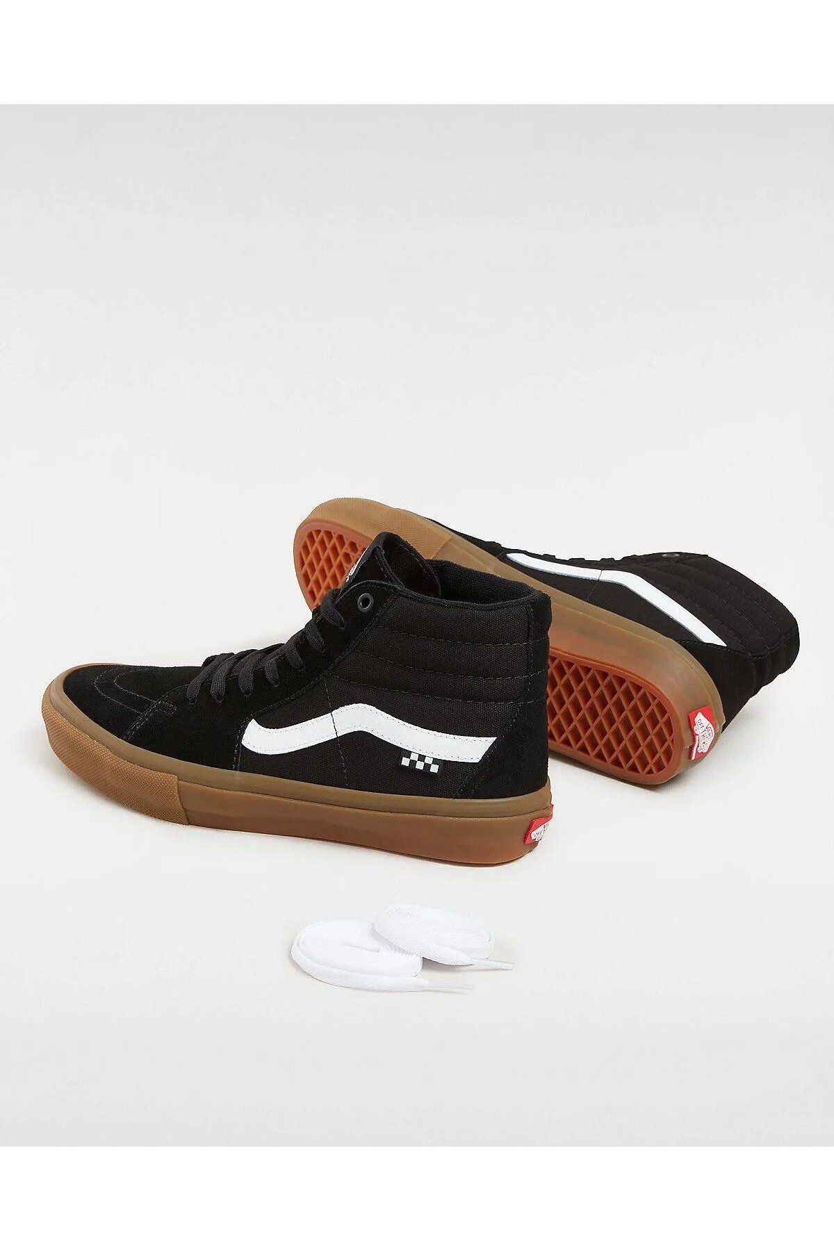 اسنیکر مشکی مردانه سیاه MN Skate SK8 Hi Vans