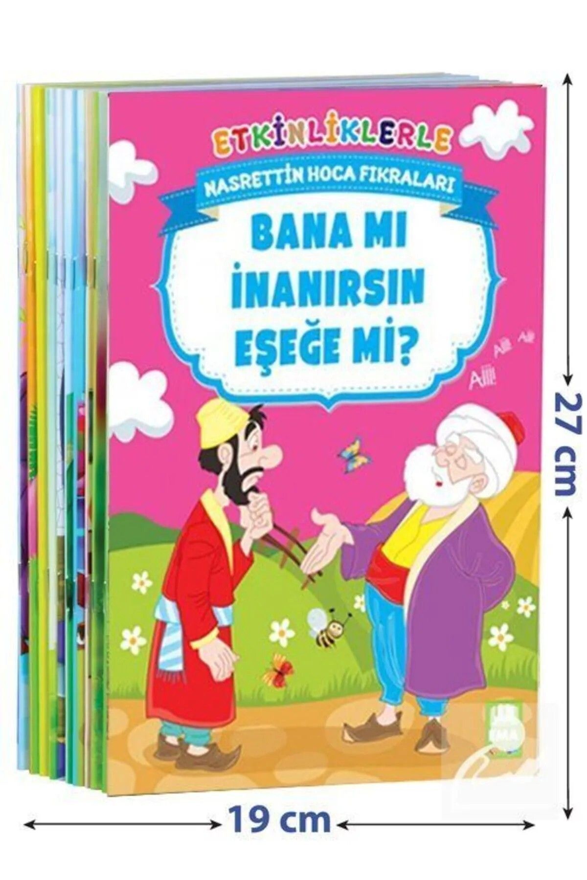 Ema Kitap Etkinliklerle Nasrettin Hoca Fıkraları Seti  (10 Kitap Takım) 1.ve 2. Sınıflar