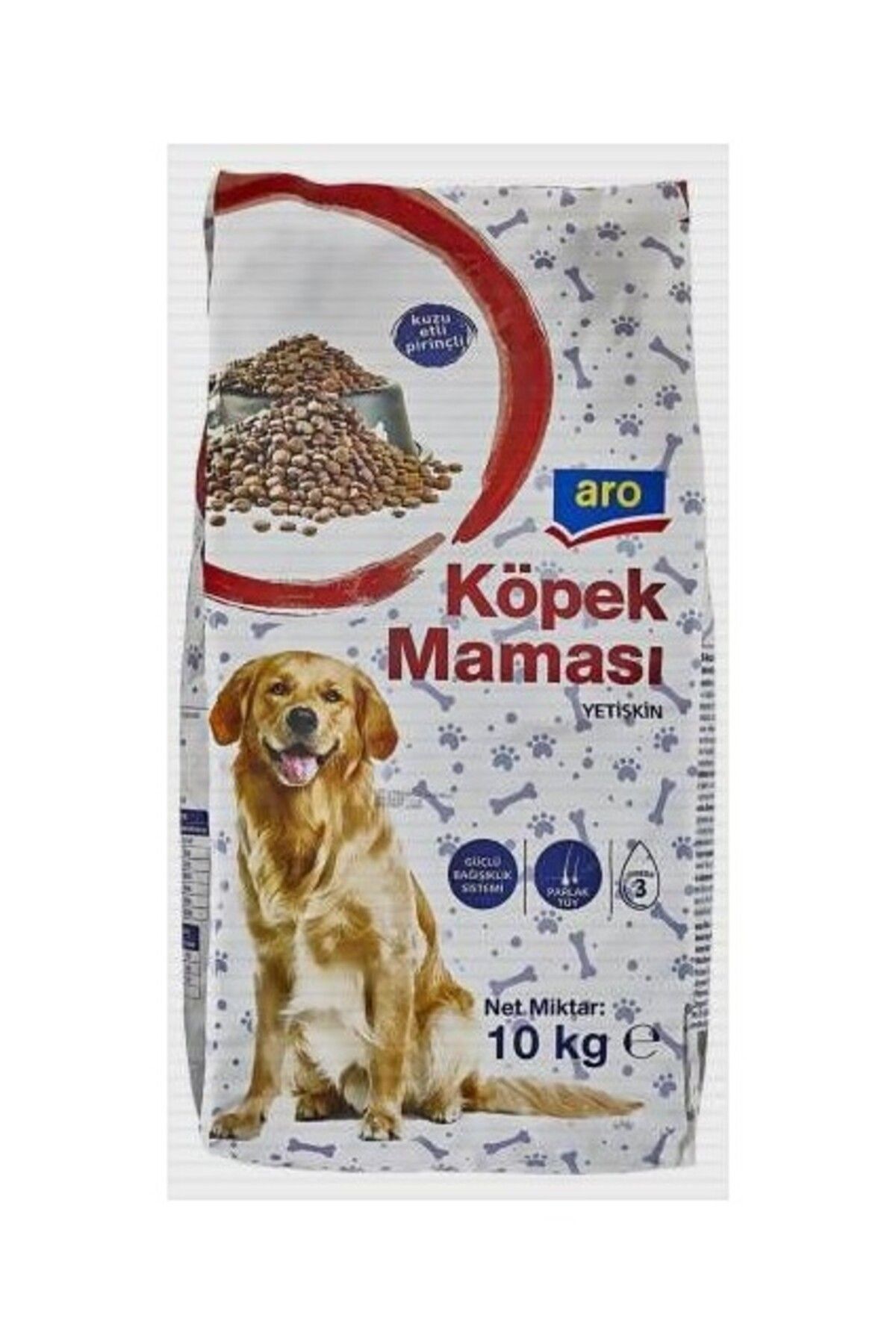 Orqinel Aro Kuzu Etli Pirinçli Yetişkin Kuru Köpek Maması 10 kg