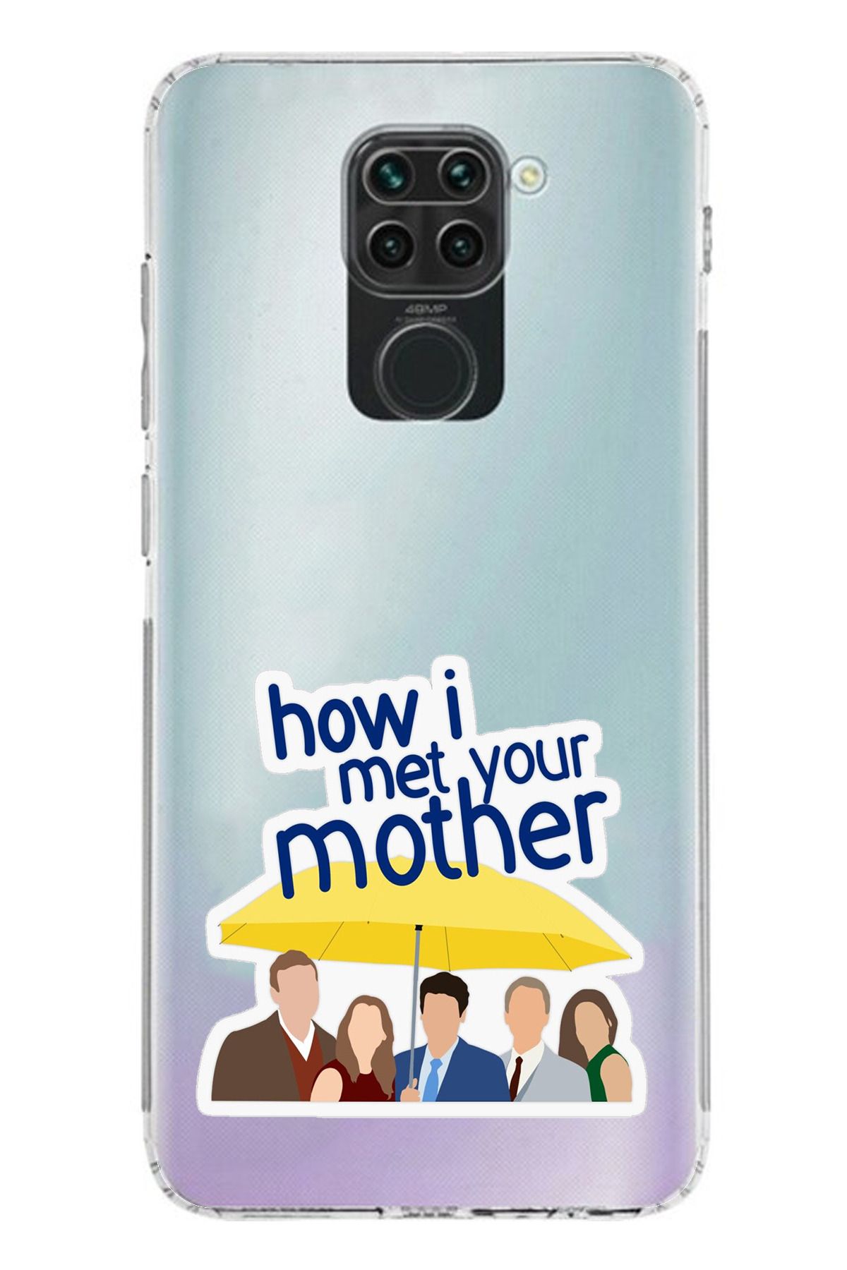 TechTree Redmi Note 9 Uyumlu How i met your mother Minimalist Tasarımlı Şeffaf Silikon Kılıf