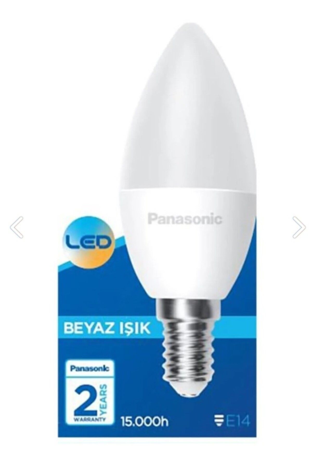 KL HOME A+ enerji 455lümen Led Buji Mum Ampul 5watt=40watt 6500kelvin Beyaz Işık E14 Duylu