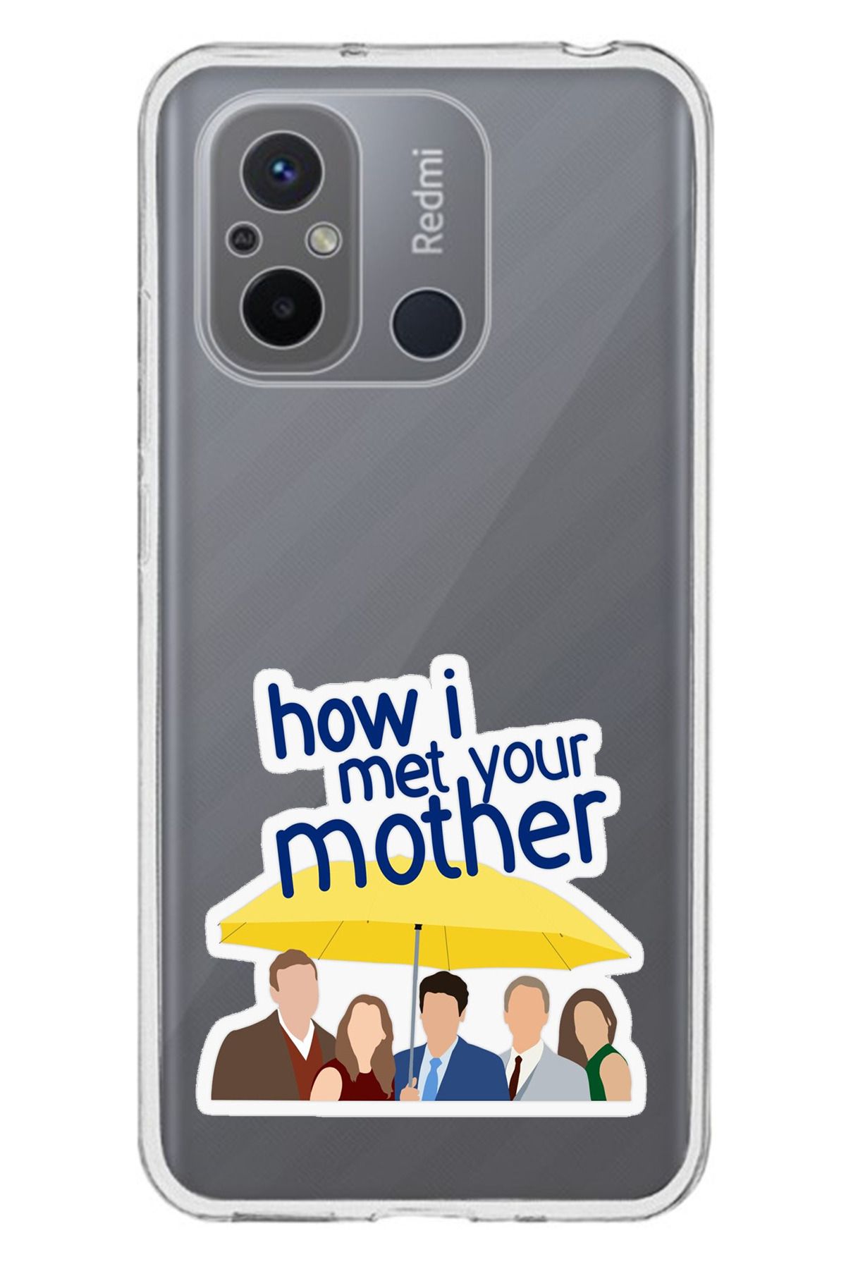 TechTree Redmi 12C Uyumlu How i met your mother Minimalist Tasarımlı Şeffaf Silikon Kılıf