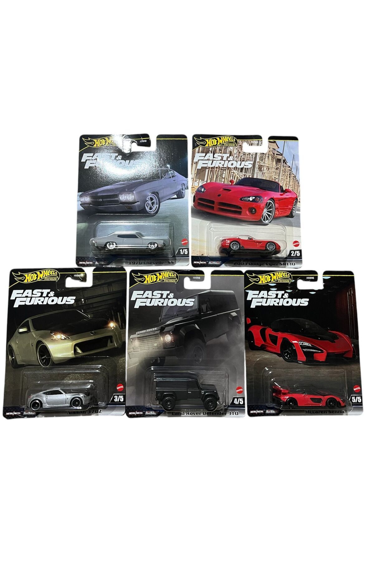 HOT WHEELS Fast & furious premium set 2025