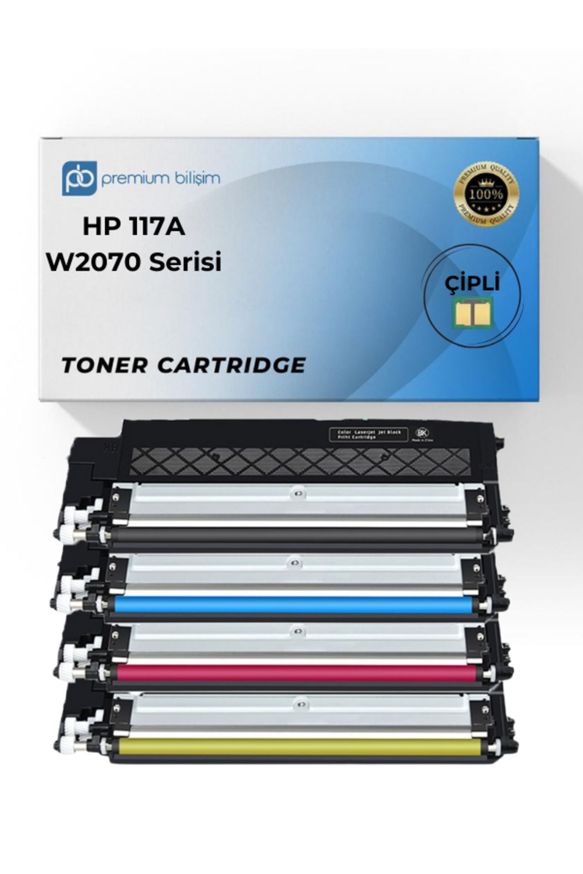 PBHP HP 117A Muadil Toner Seti - HP Color Laser MFP 150a 150nw 178nwg 178nw 179fwg